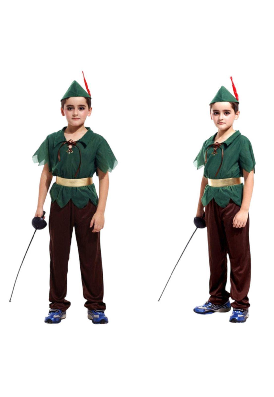 Disfraz Infantil Peter Pan Verde-2