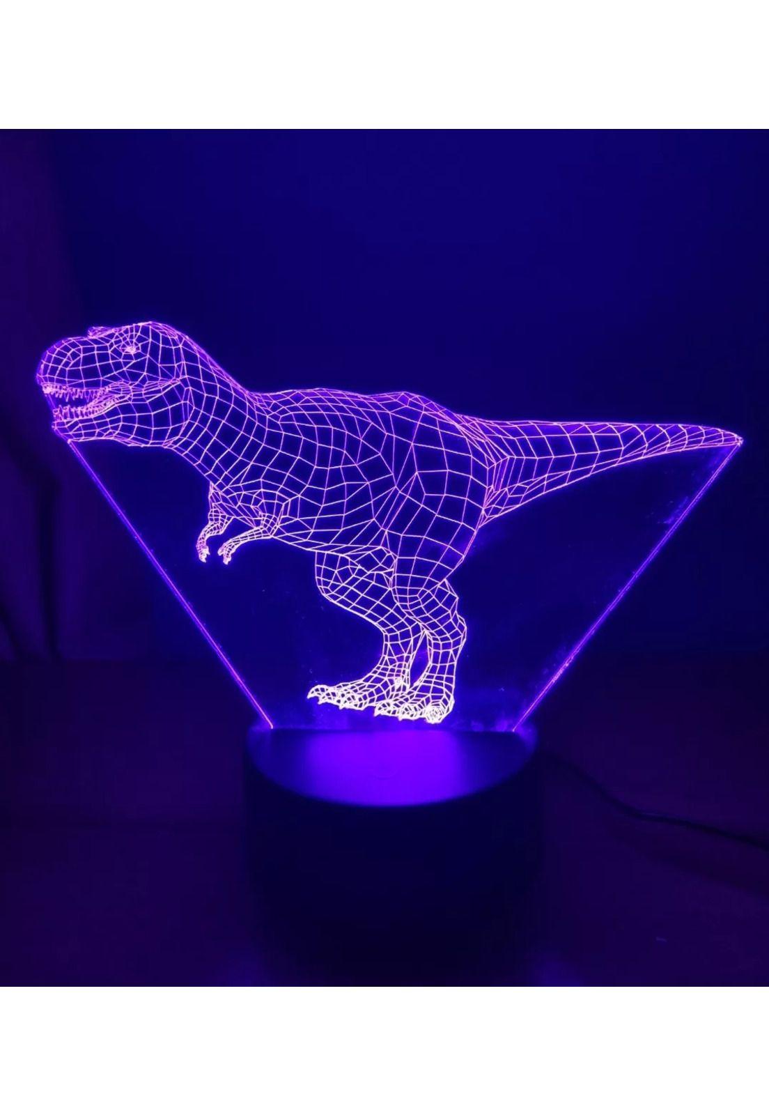 Lampara 3D Dinosaurio T-rex-2