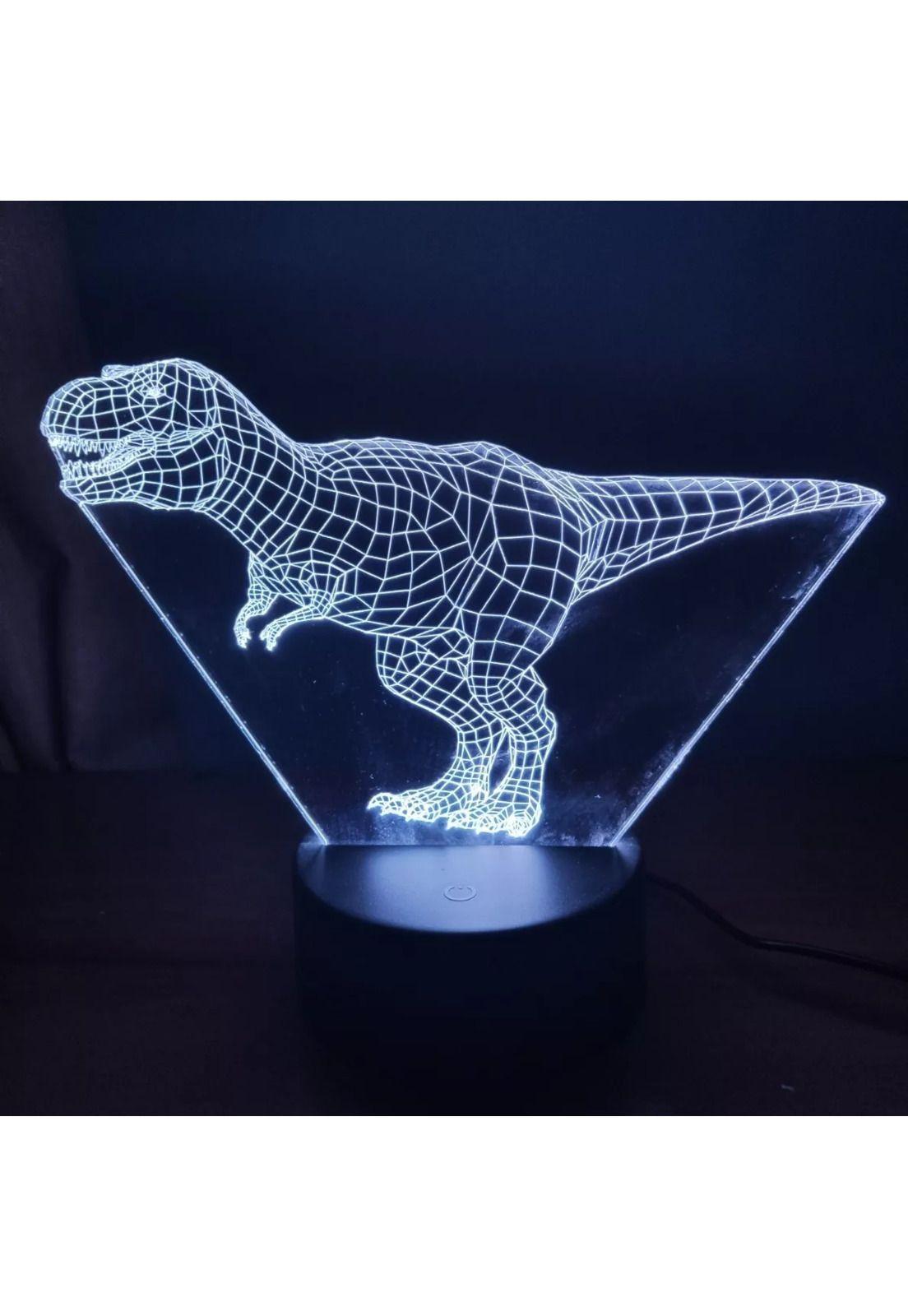 Lampara 3D Dinosaurio T-rex-5