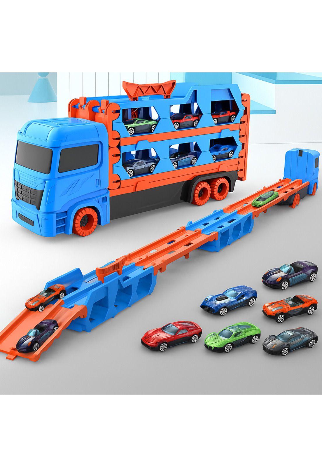 Camión Transportador De Autos Juguete Niño-3