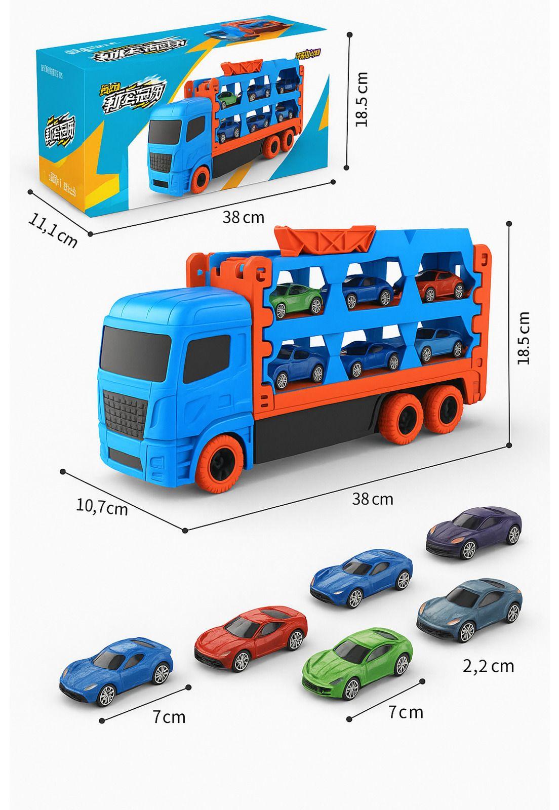 Camión Transportador De Autos Juguete Niño-4