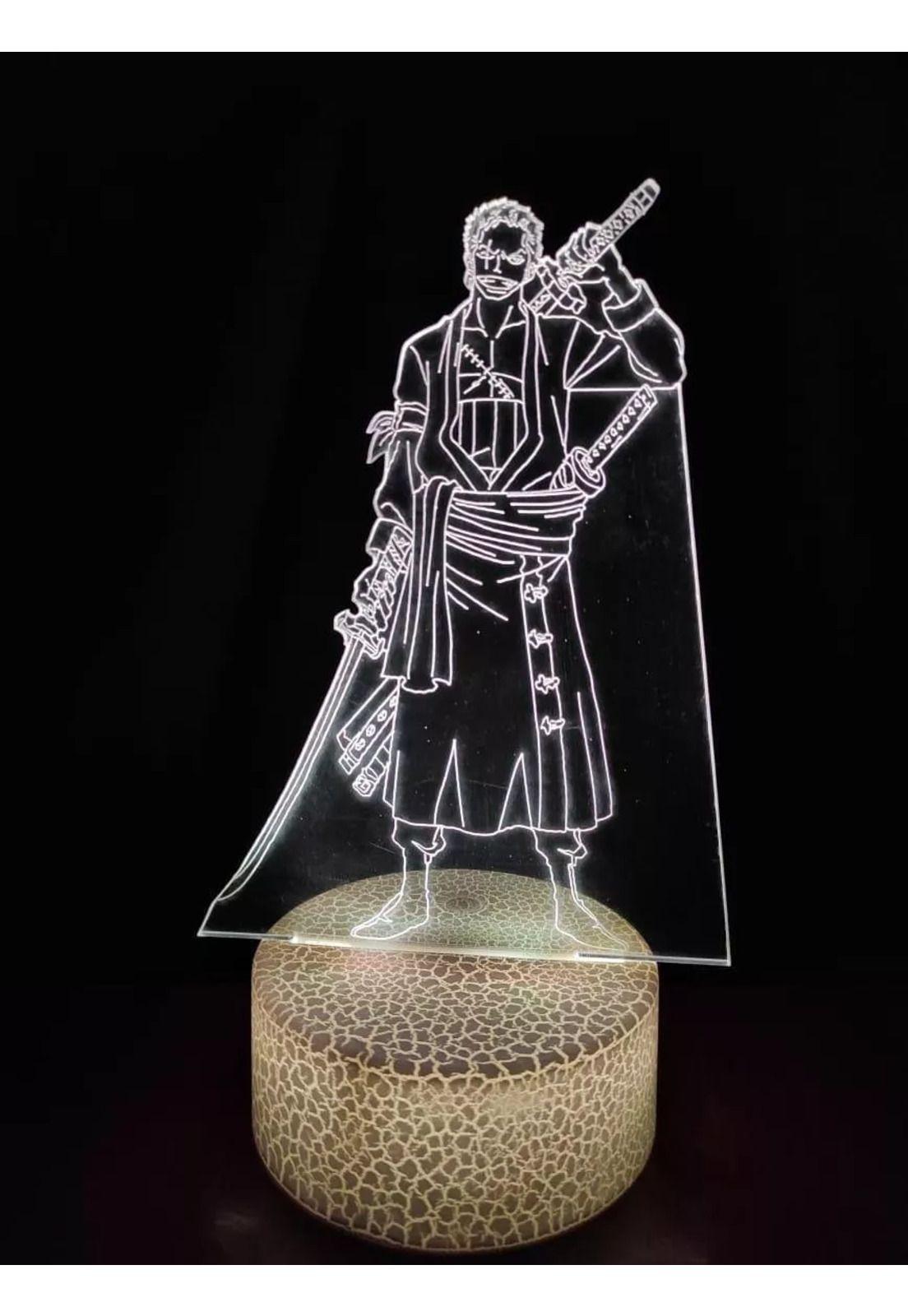 Lampara 3D Zoros - One Piece-4