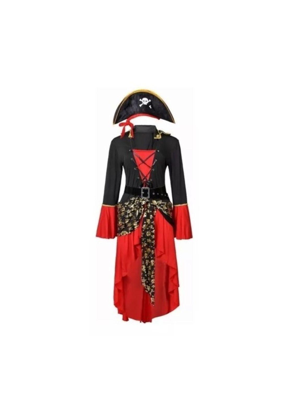 Disfraz de Mujer Pirata Adulta Halloween-3