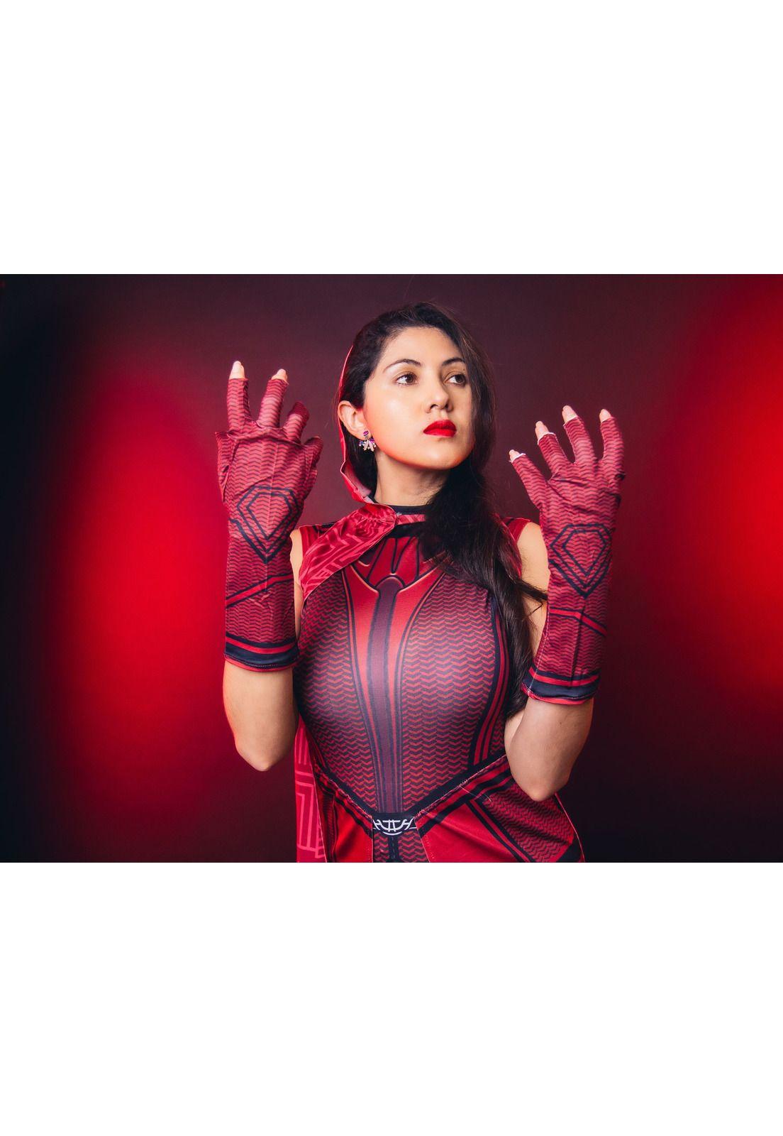 Disfraz Cosplay Bruja Escarlata de Wanda Visión Marvel-4