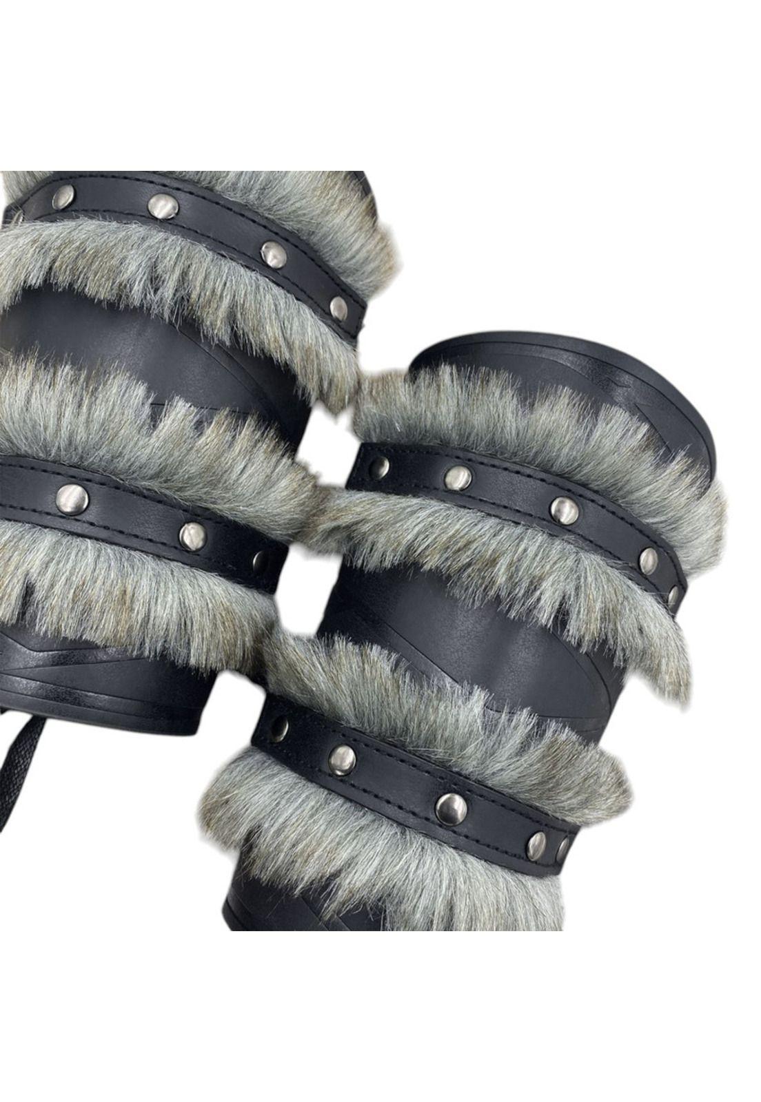 Disfraz Brazalete Armadura Lobo Vikingo-1