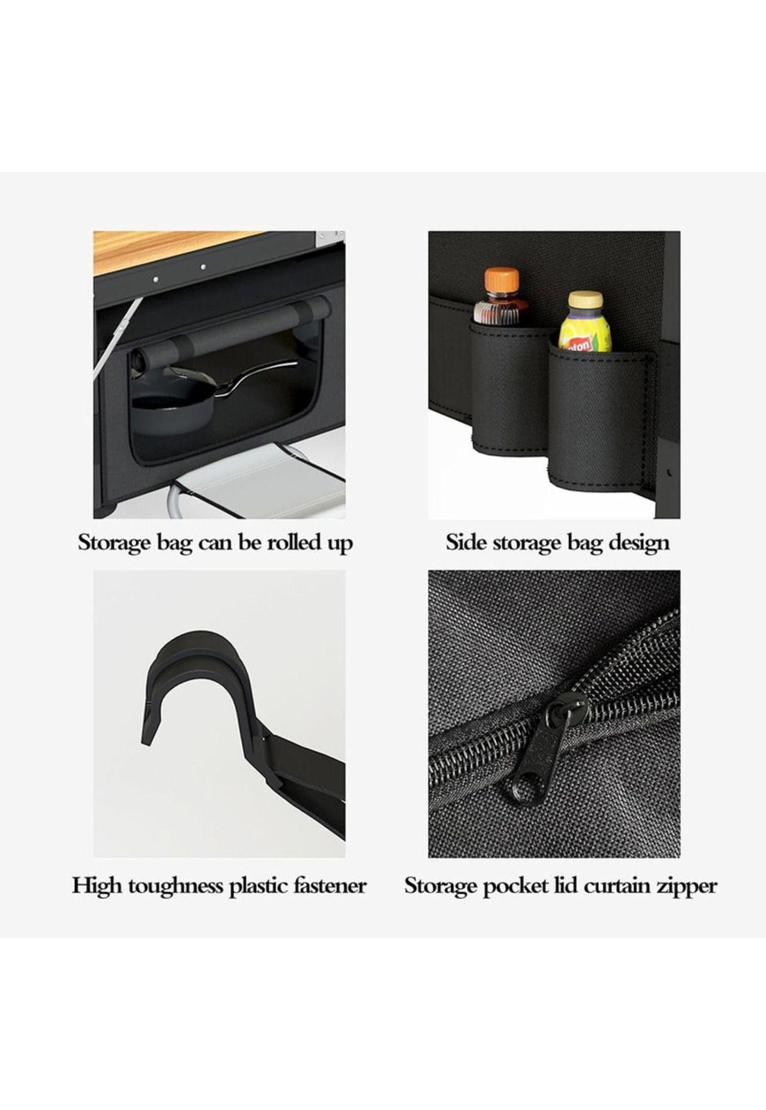 Mesa Madera Reforzada Premium Pleglable Madera-5