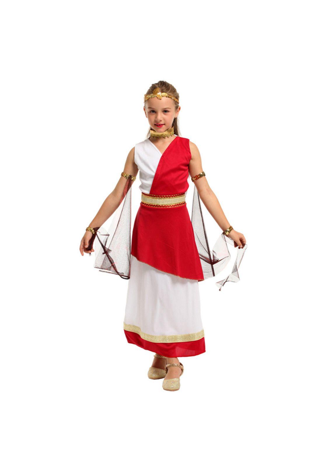 Disfraz Diosa Atenea Grecia Infantil-0