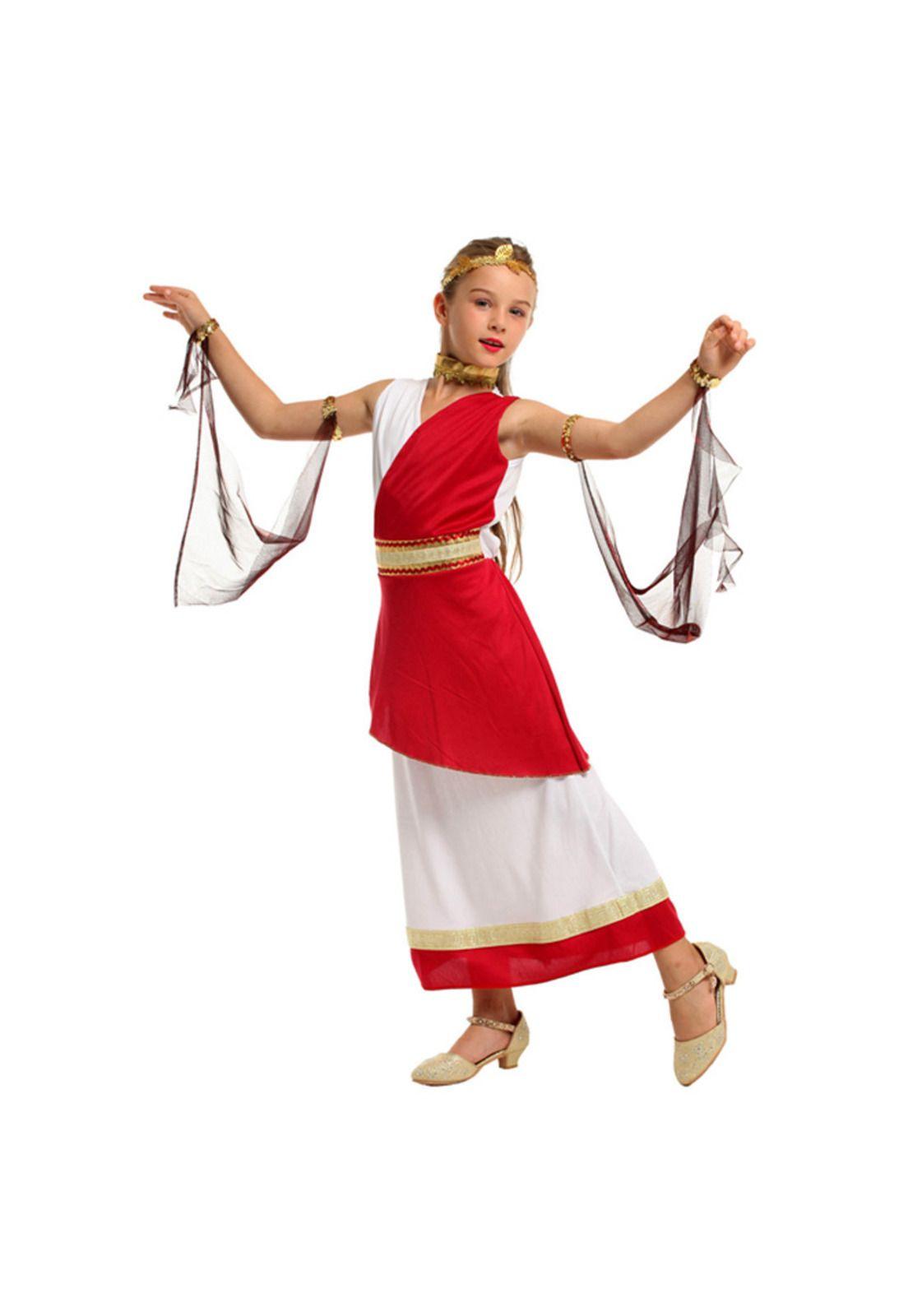 Disfraz Diosa Atenea Grecia Infantil-2