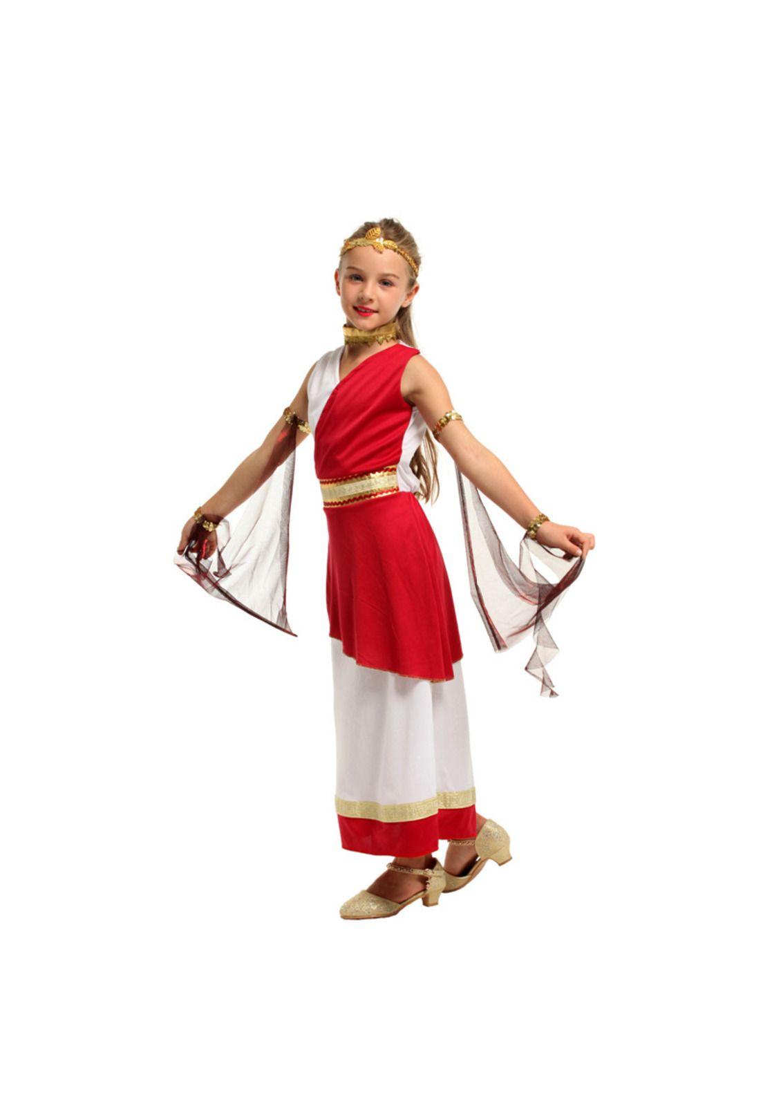 Disfraz Diosa Atenea Grecia Infantil-3