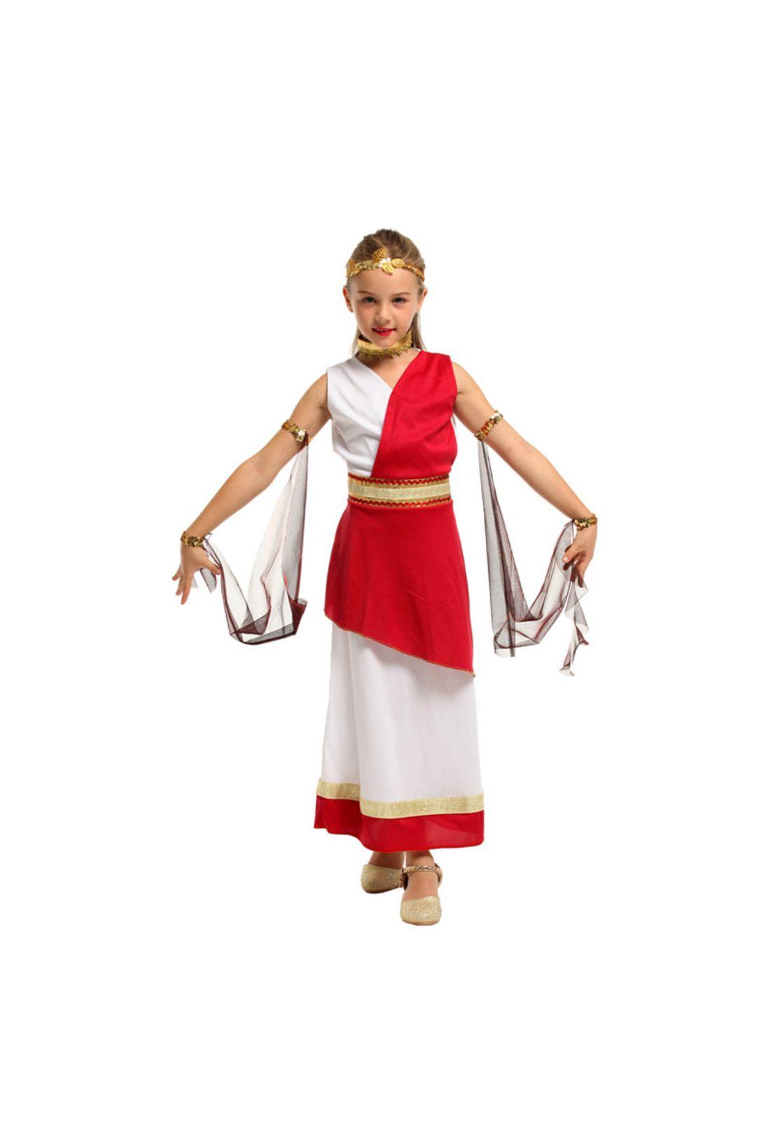 Disfraz Diosa Atenea Grecia Infantil-4