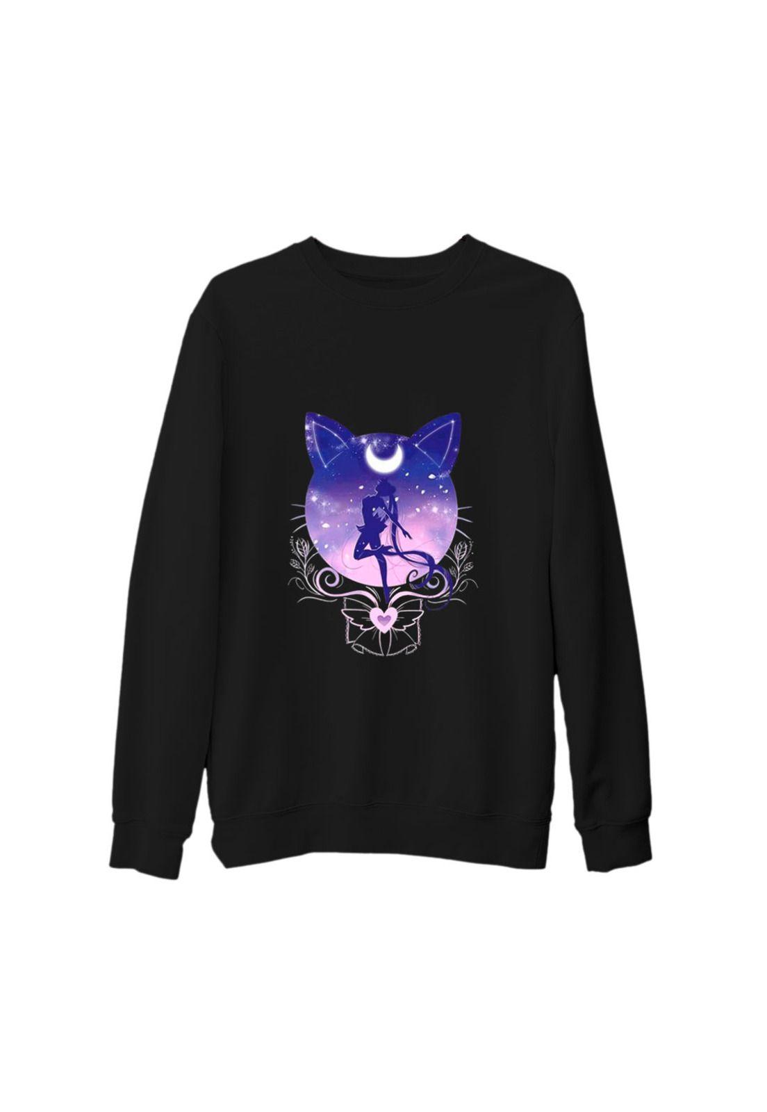Polerón Polo Cósmico Serena y Luna Sailor Moon para Mujer-0