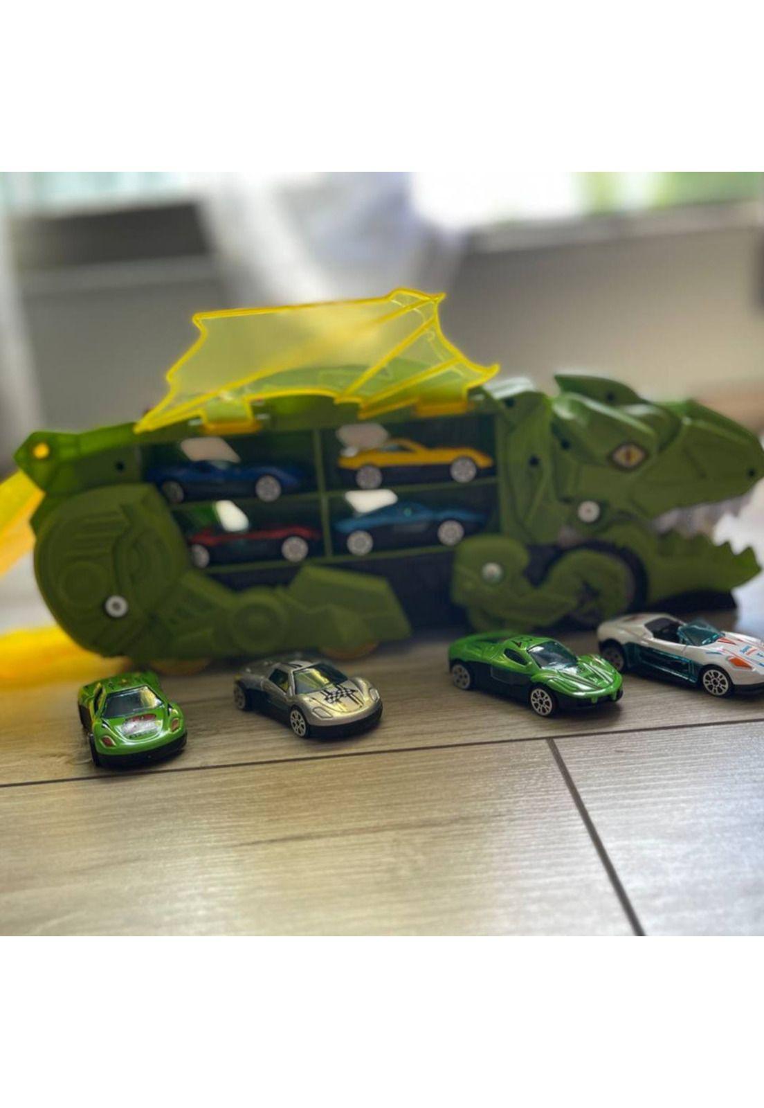 Juguete Dinosaurio Lanzador Autos 12 Para niños-4