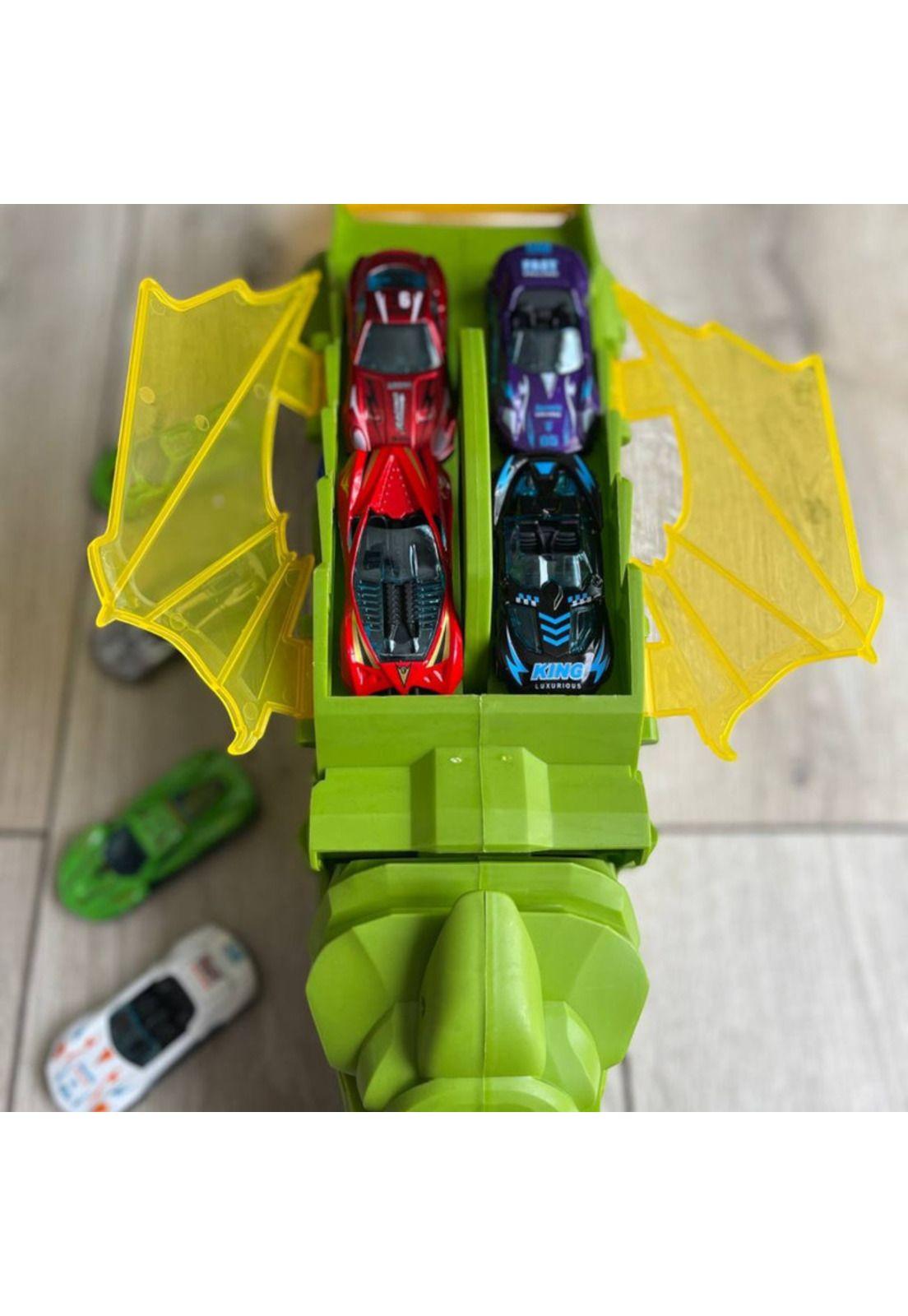 Juguete Dinosaurio Lanzador Autos 12 Para niños-5