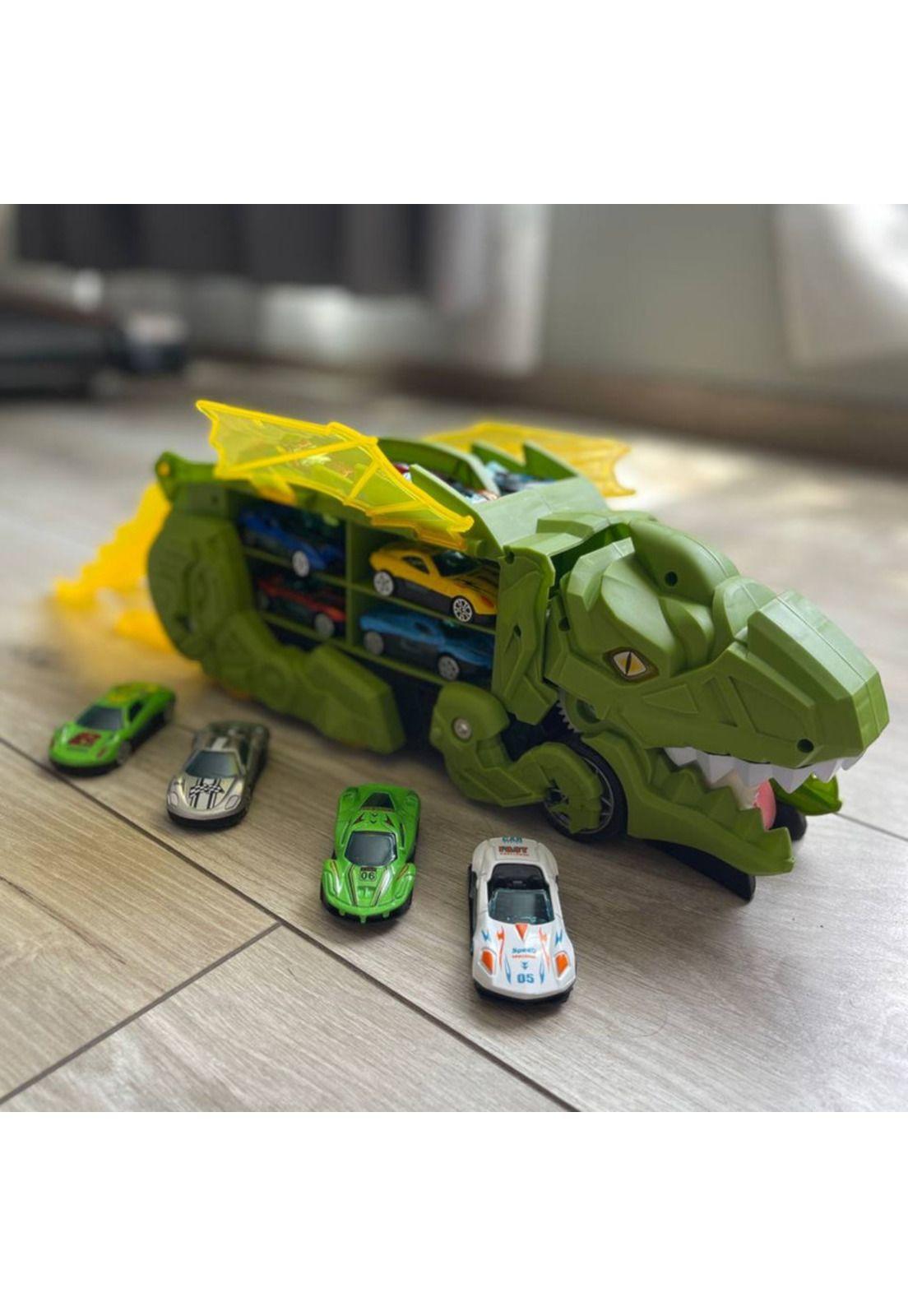 Juguete Dinosaurio Lanzador Autos 12 Para niños-6