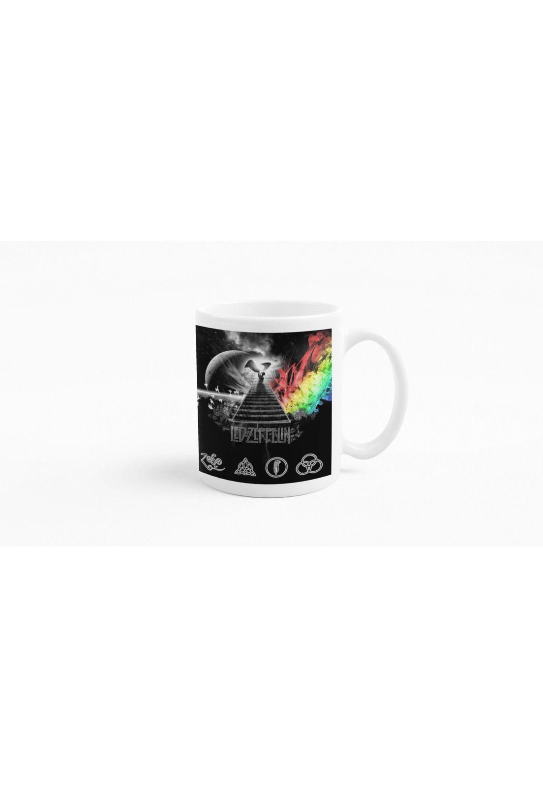 Tazones tazas blancas Led Zeppelin Bandas de Rock-2