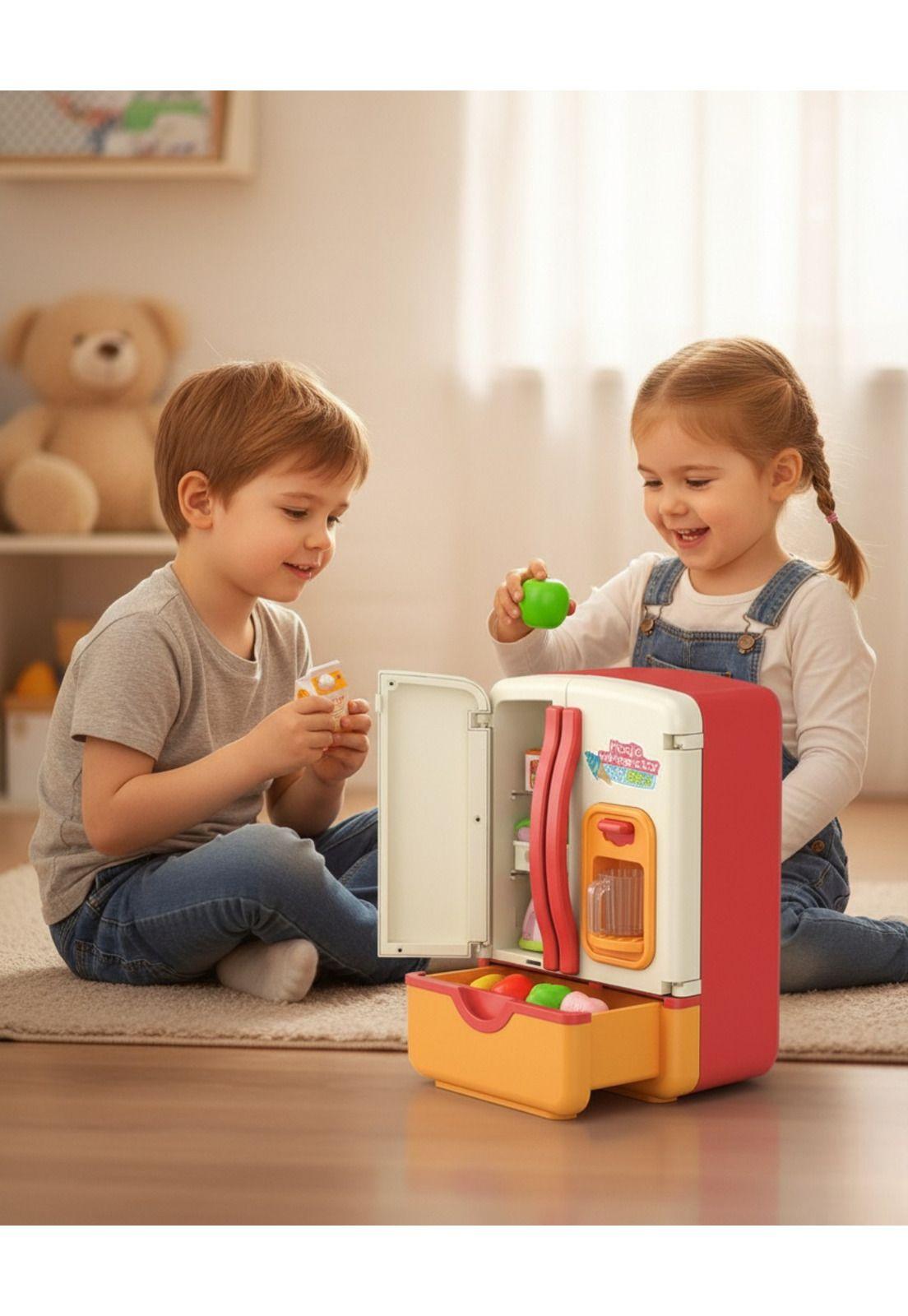Juguete Refrigerador Mágico Infantil Con Humo Y Hielos-3