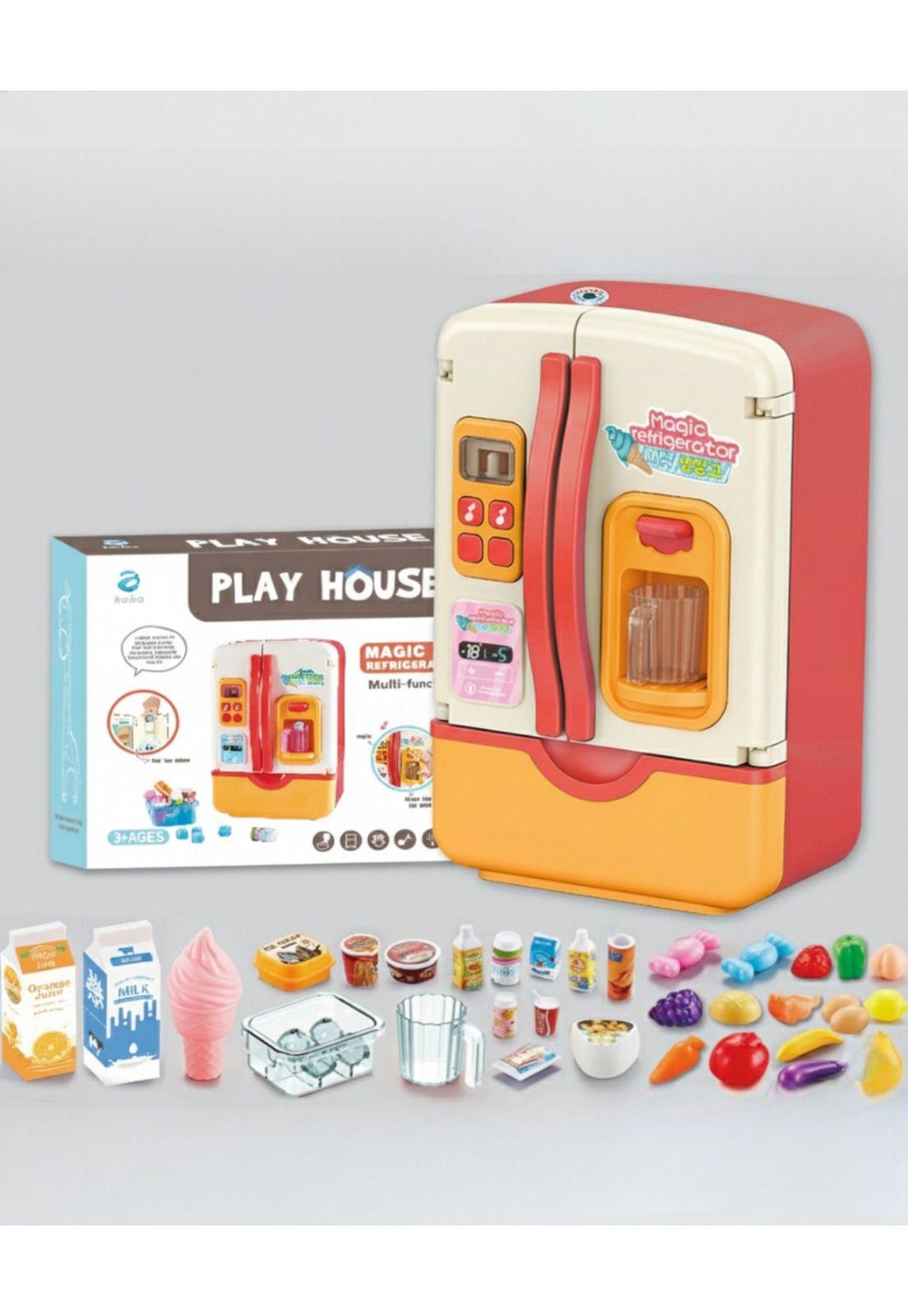 Juguete Refrigerador Mágico Infantil Con Humo Y Hielos-4