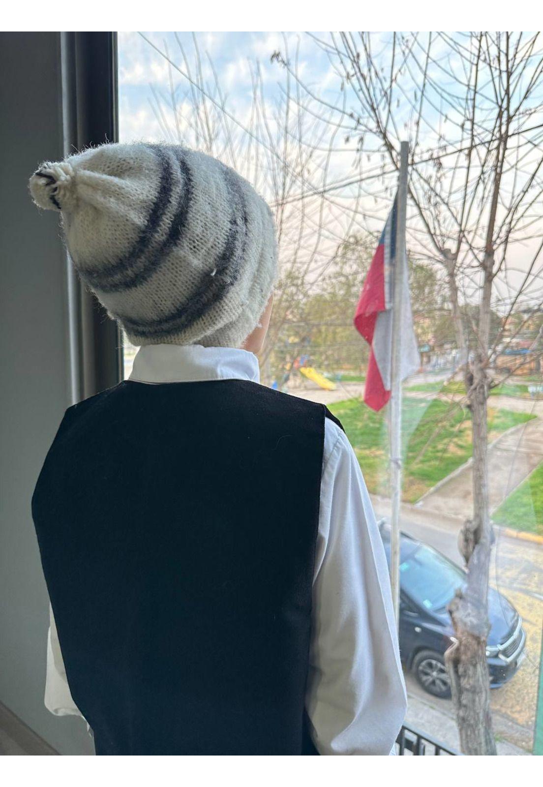 Vestimenta Chilote Para Niño Chaleco Con Gorro Y Calcetin-5