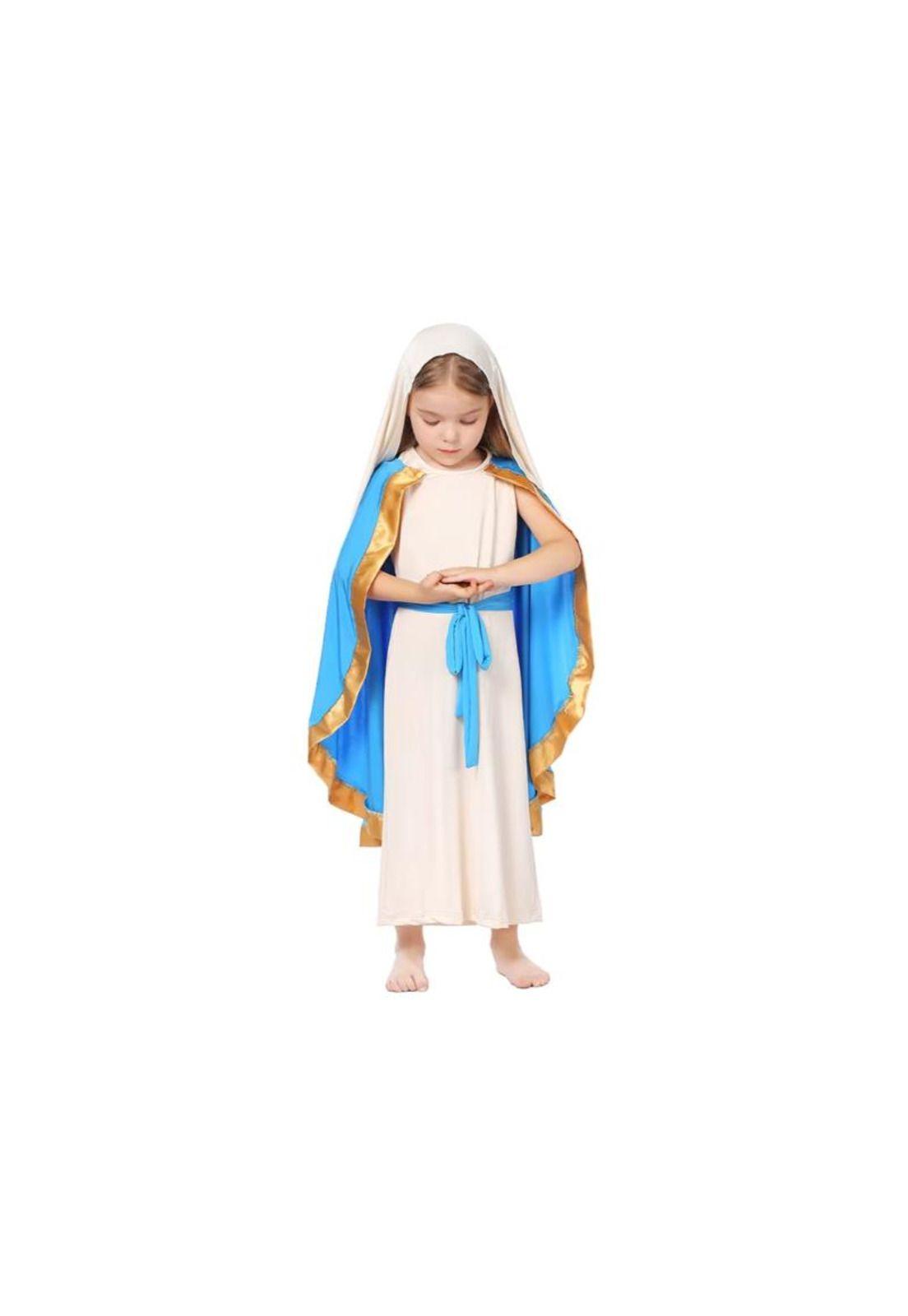 Disfraz Infantil Virgen Maria-5