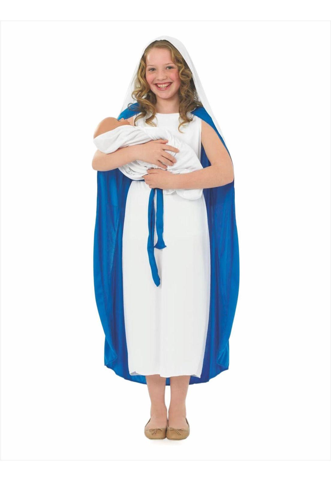 Disfraz Infantil Virgen Maria-0