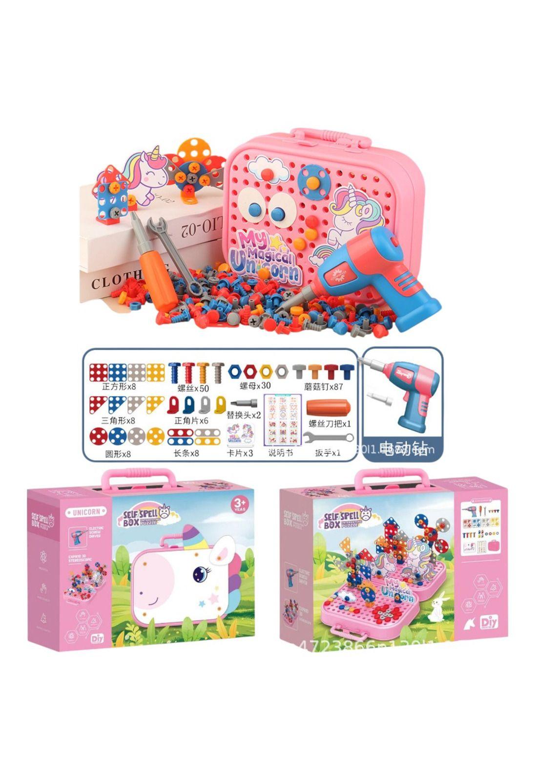 Set Maleta Herramientas Creativa  Niñas De Unicornio-3