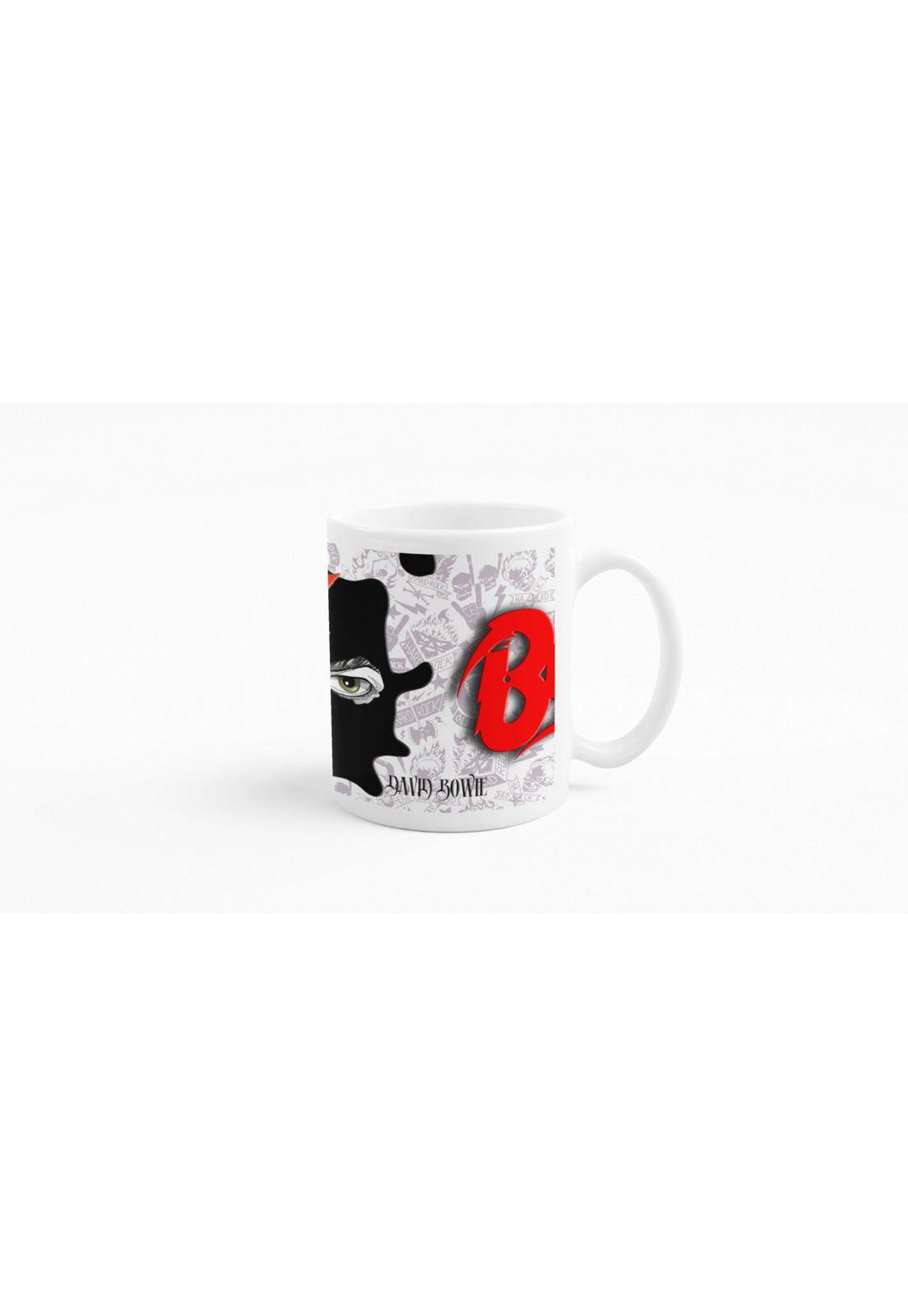 Tazones tazas blancas David Bowie Rock Musica-2