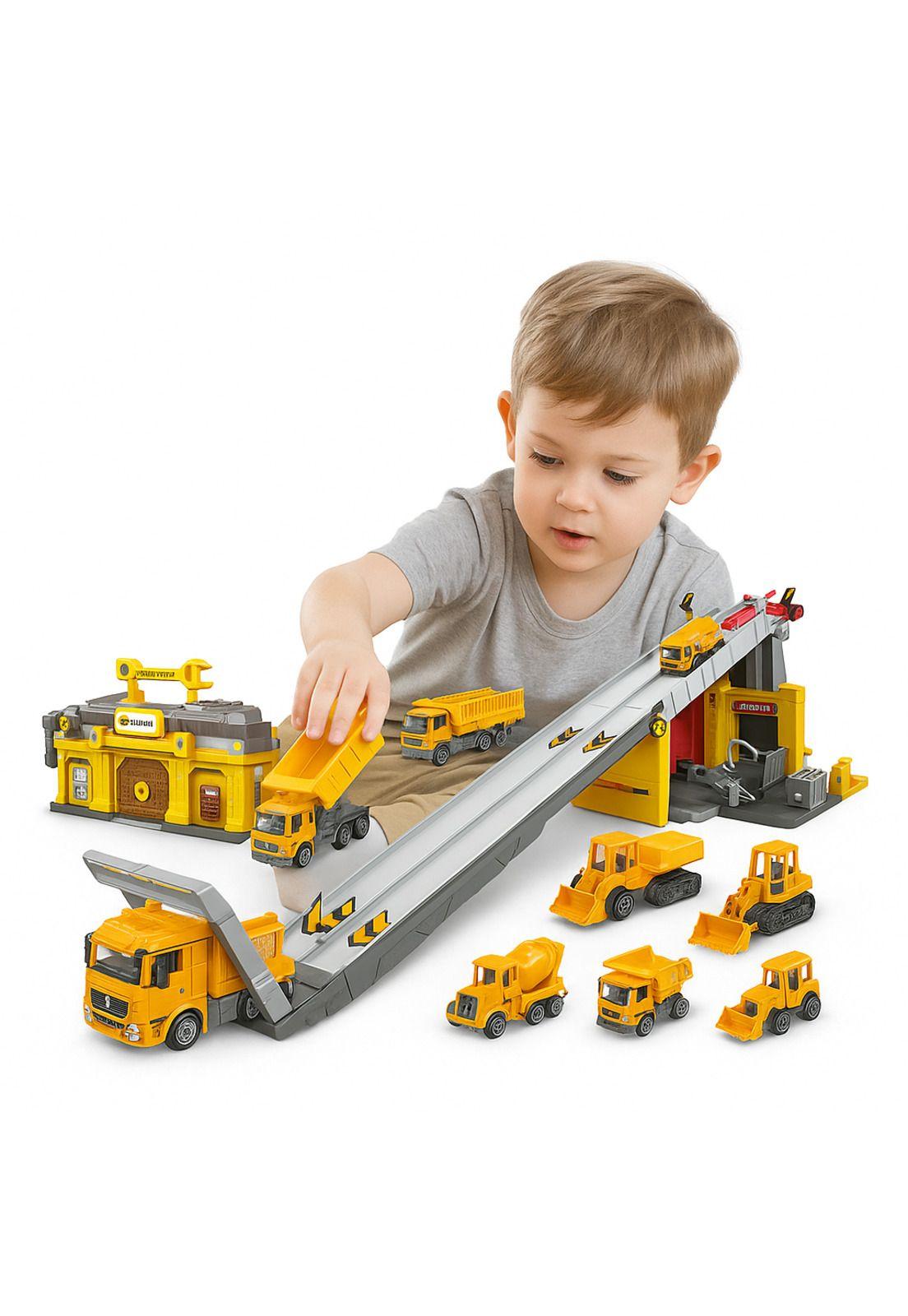 Juguete  Pista Autos Maletin Rampa Plegable Infantil-0