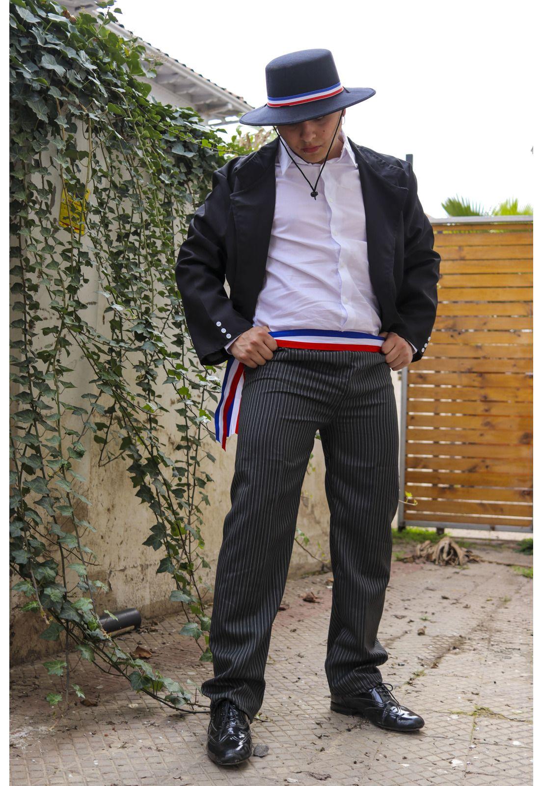 Traje Tipico Vestimenta Huaso Adulto Fiestas Patrias Chile-6