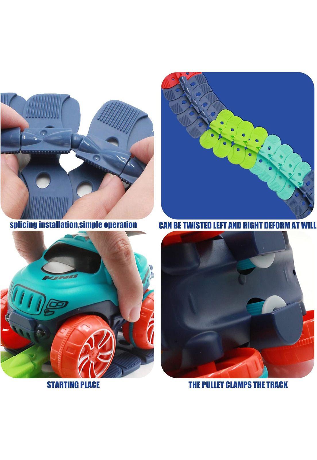 Autopista Magica Flexible Gravedad 0 92 Pcs para Niños-6