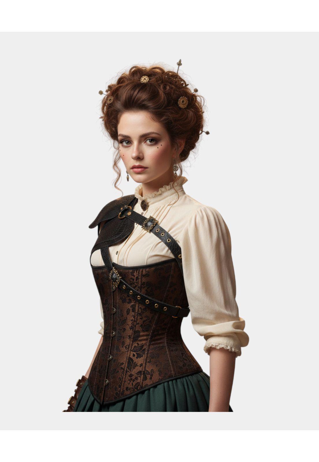 Armadura HombreraVikinga Gotico Steampunk Accesorio Disfraz-2