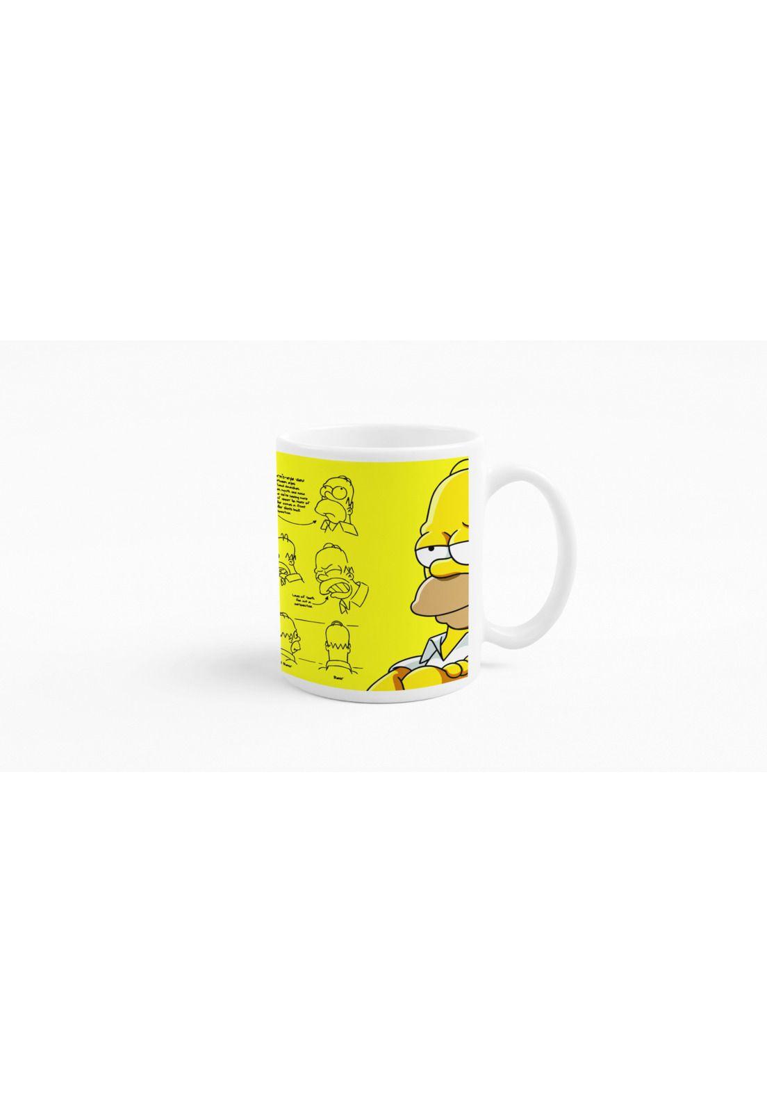 Tazones tazas blancas Homero Simpson Los Simpson-2