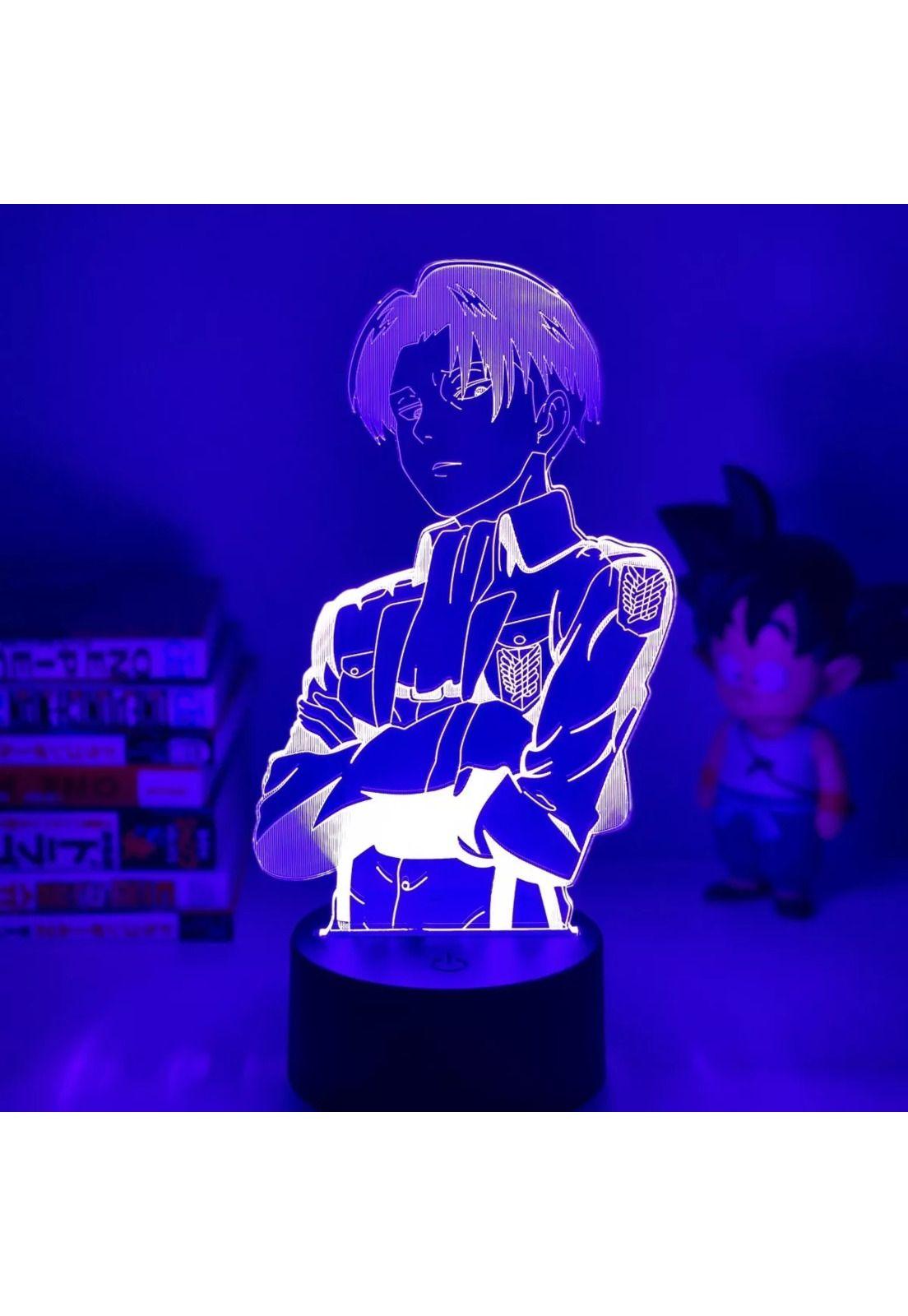 Lampara 3D Levi Ackerman - Shingeki No Kyojin-3