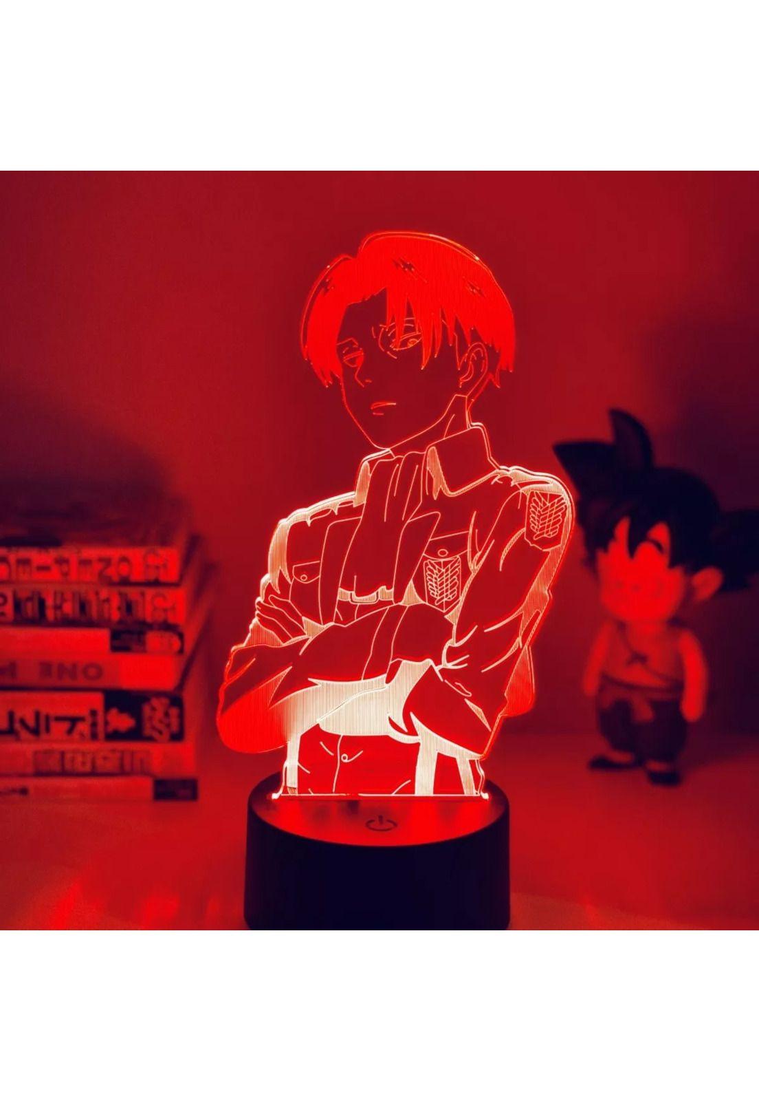 Lampara 3D Levi Ackerman - Shingeki No Kyojin-7