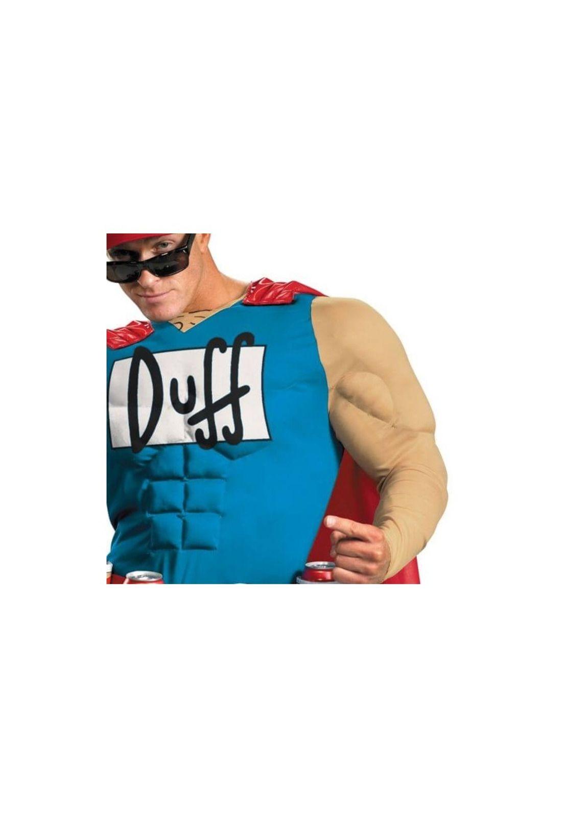 Disfraz Cosplay Duff Man Los Simpson Cerveza-2