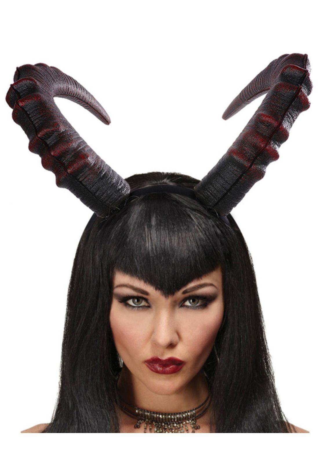 Cintillo Diadema Cuernos Demonio Disfraz Fiesta Halloween-2