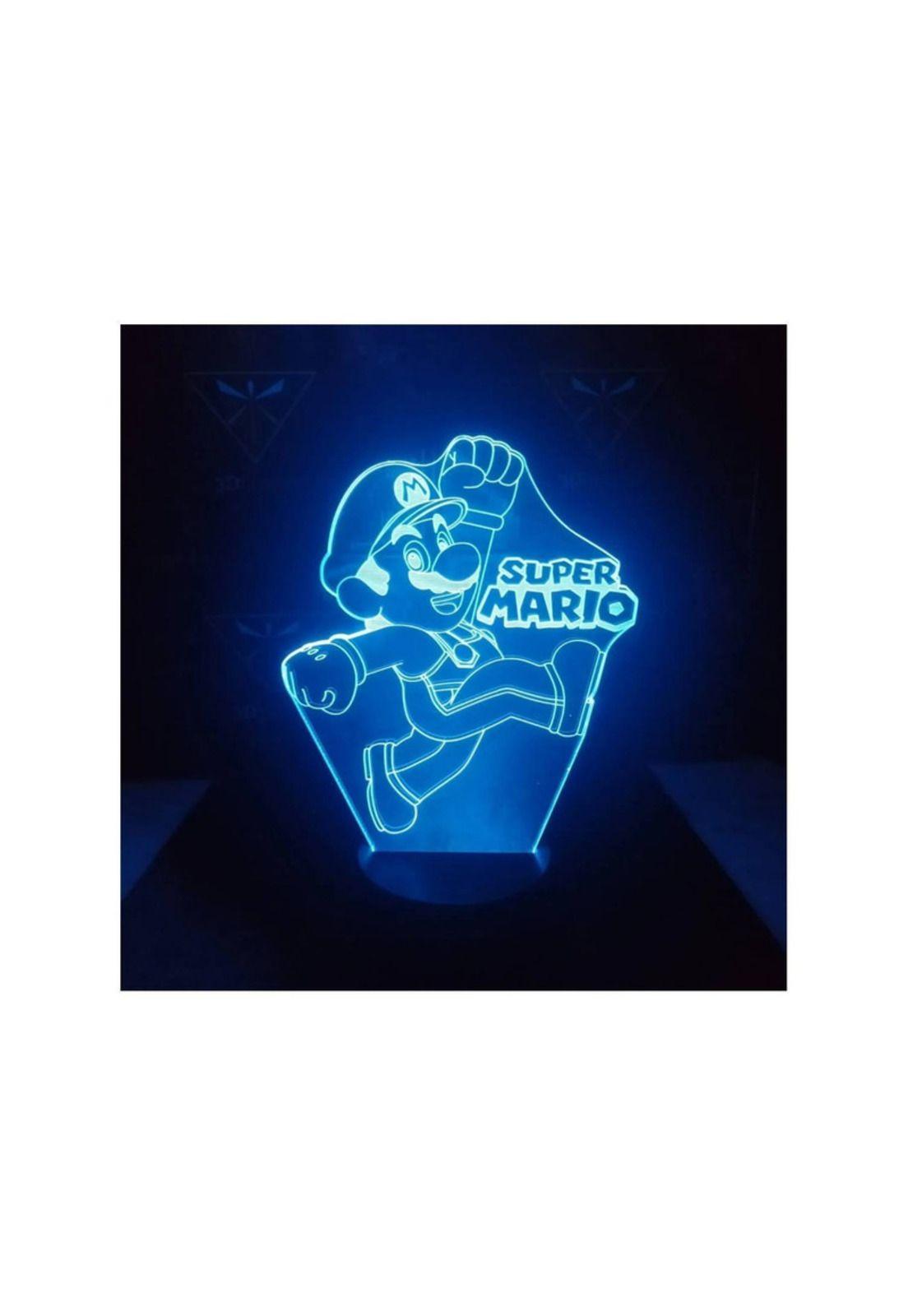 Lámpara Visual 3d Súper Mario Bross-2