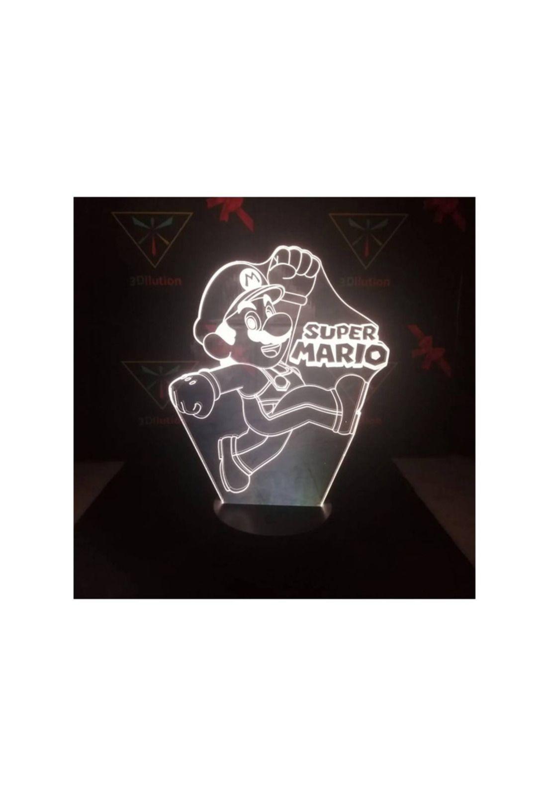 Lámpara Visual 3d Súper Mario Bross-4