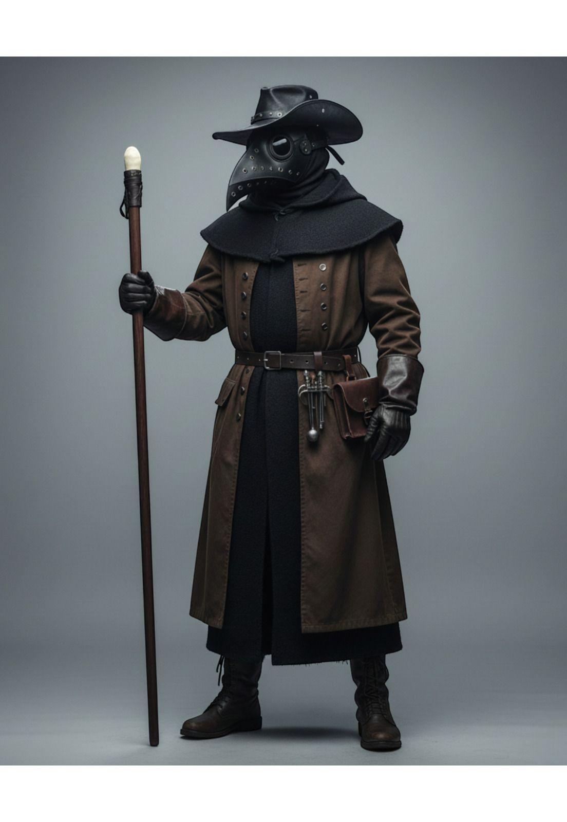 Mascara Cosplay Doctor Peste Negra y Steampunk Victoriano-1