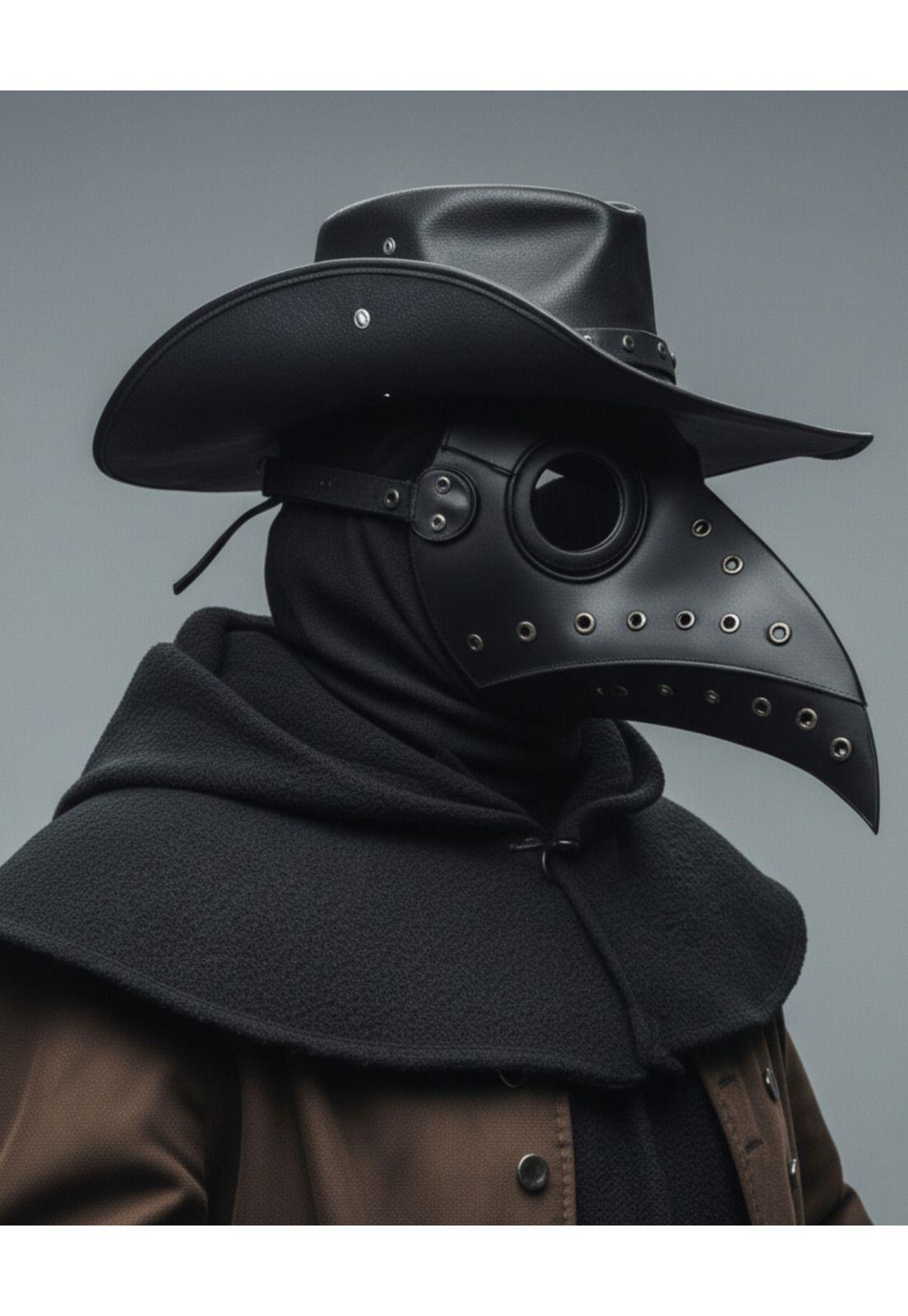 Mascara Cosplay Doctor Peste Negra y Steampunk Victoriano-3