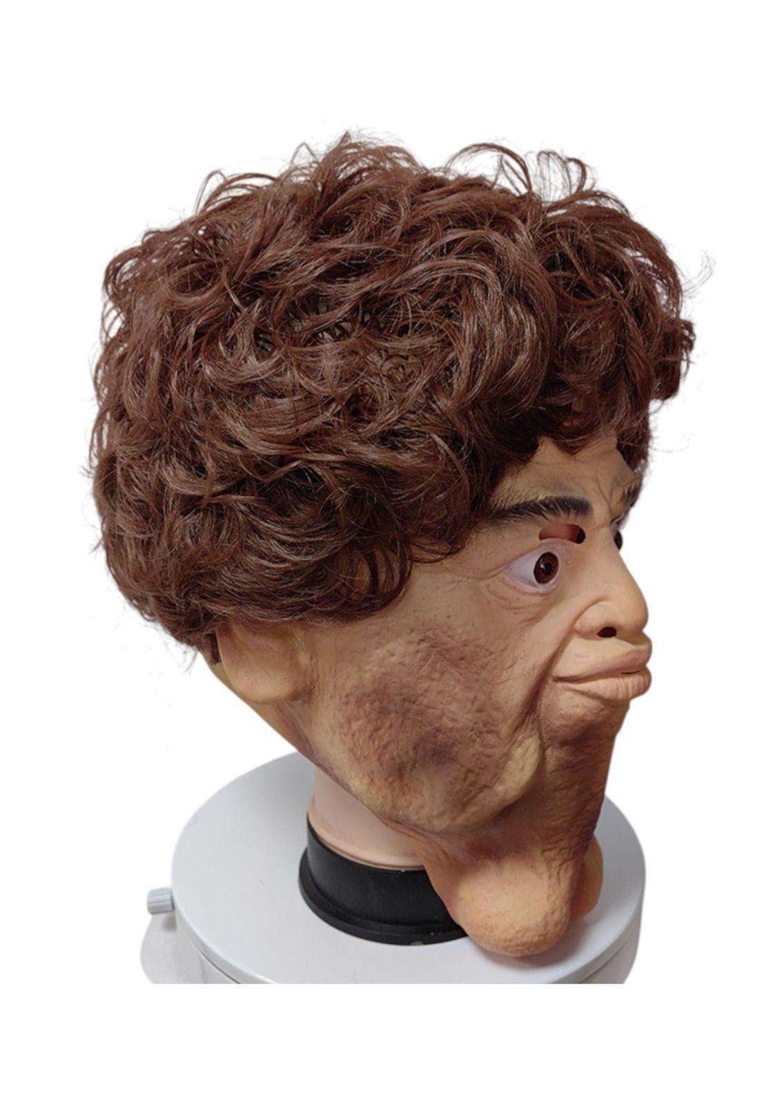 Máscara De Látex Con Cabello Realista Para Halloween-2