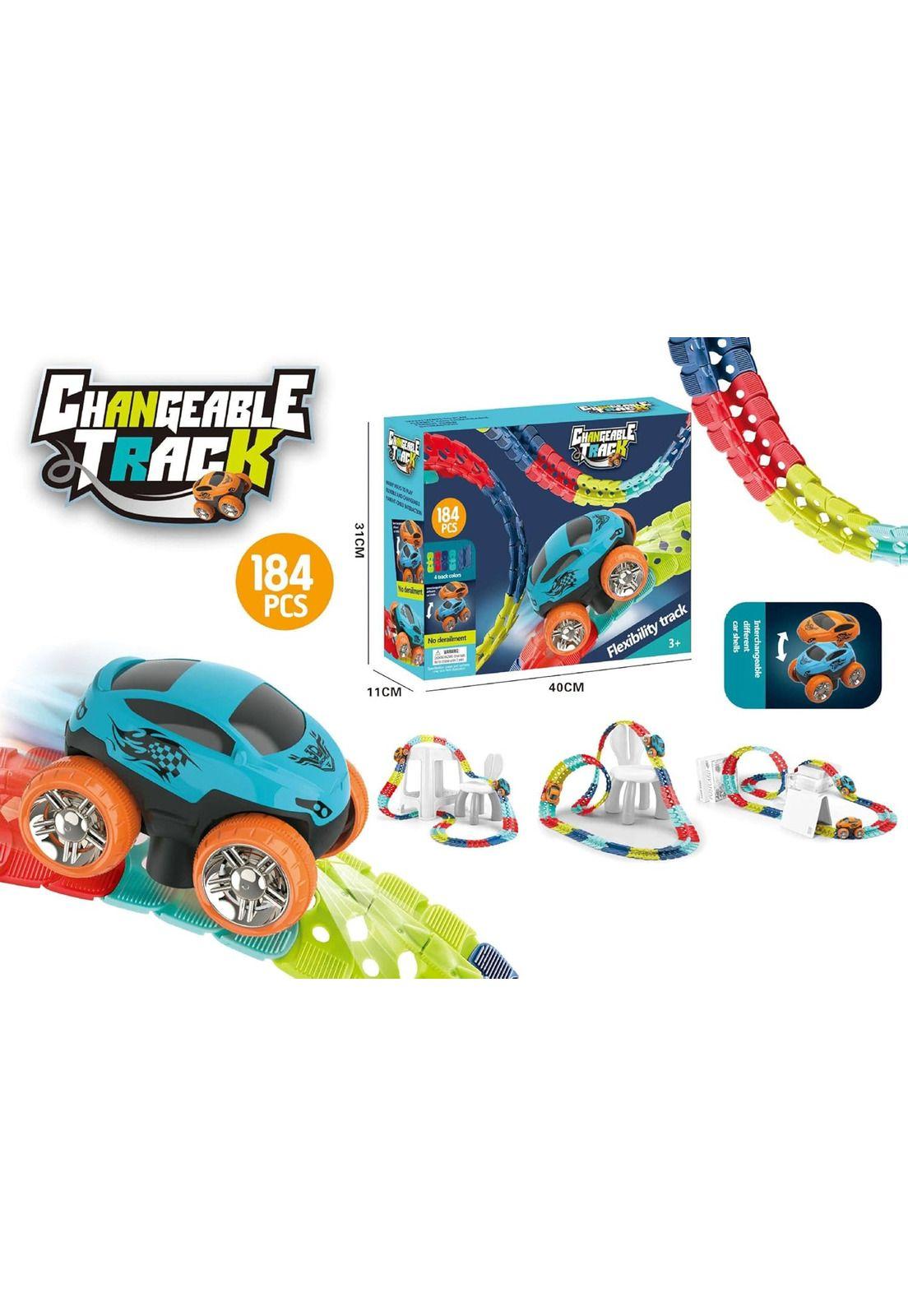 Autopista Magica Flexible Gravedad 0 184 Pcs para Niños-7