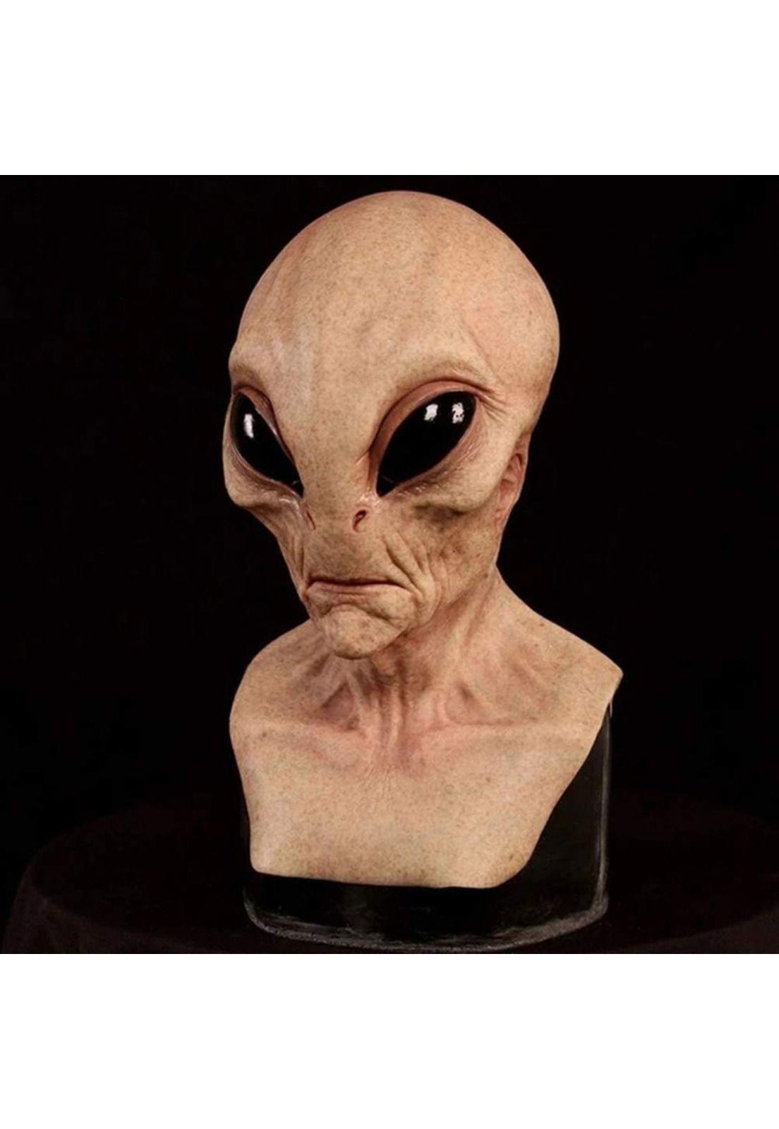 Mascara Alien de Terror Realista - Latex Halloween-4