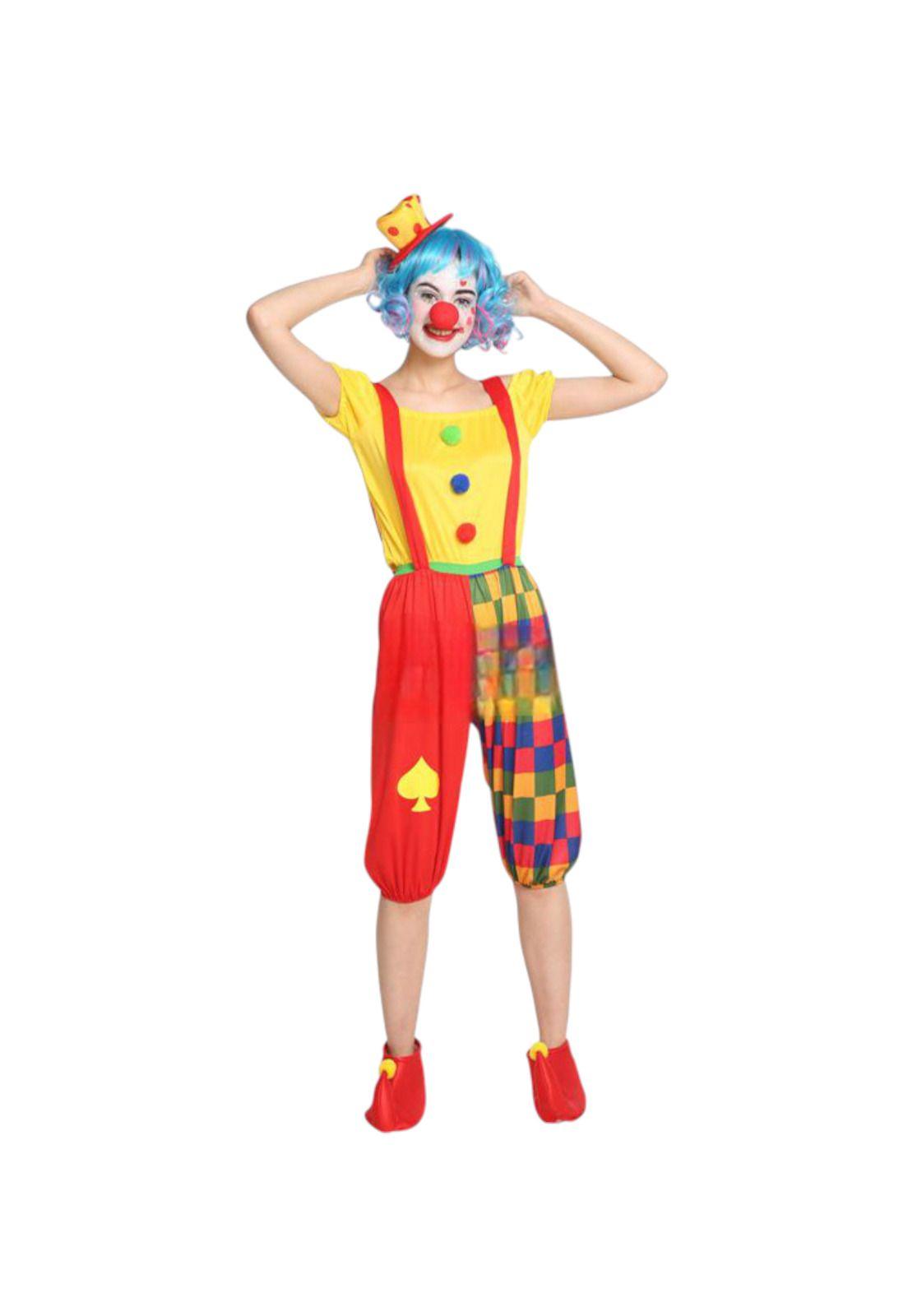 Disfraz Adulto Payaso Unisex Completo Halloween-2