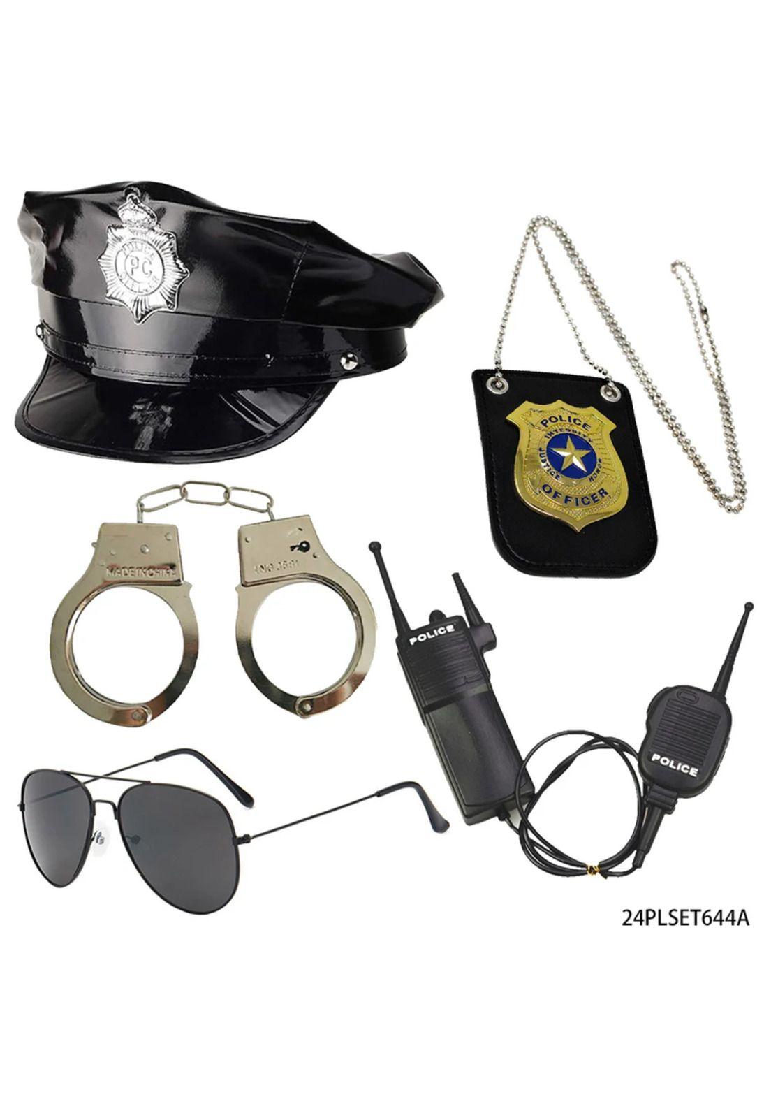 Accesorios Disfraz De Policia Adulto Gorra De Policias-1