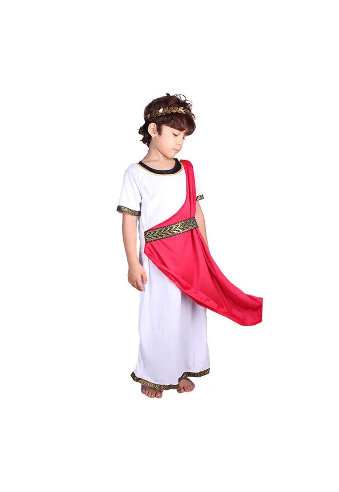 Disfraz Romano Niño Cosplay Juego Rol Traje Infantil-2