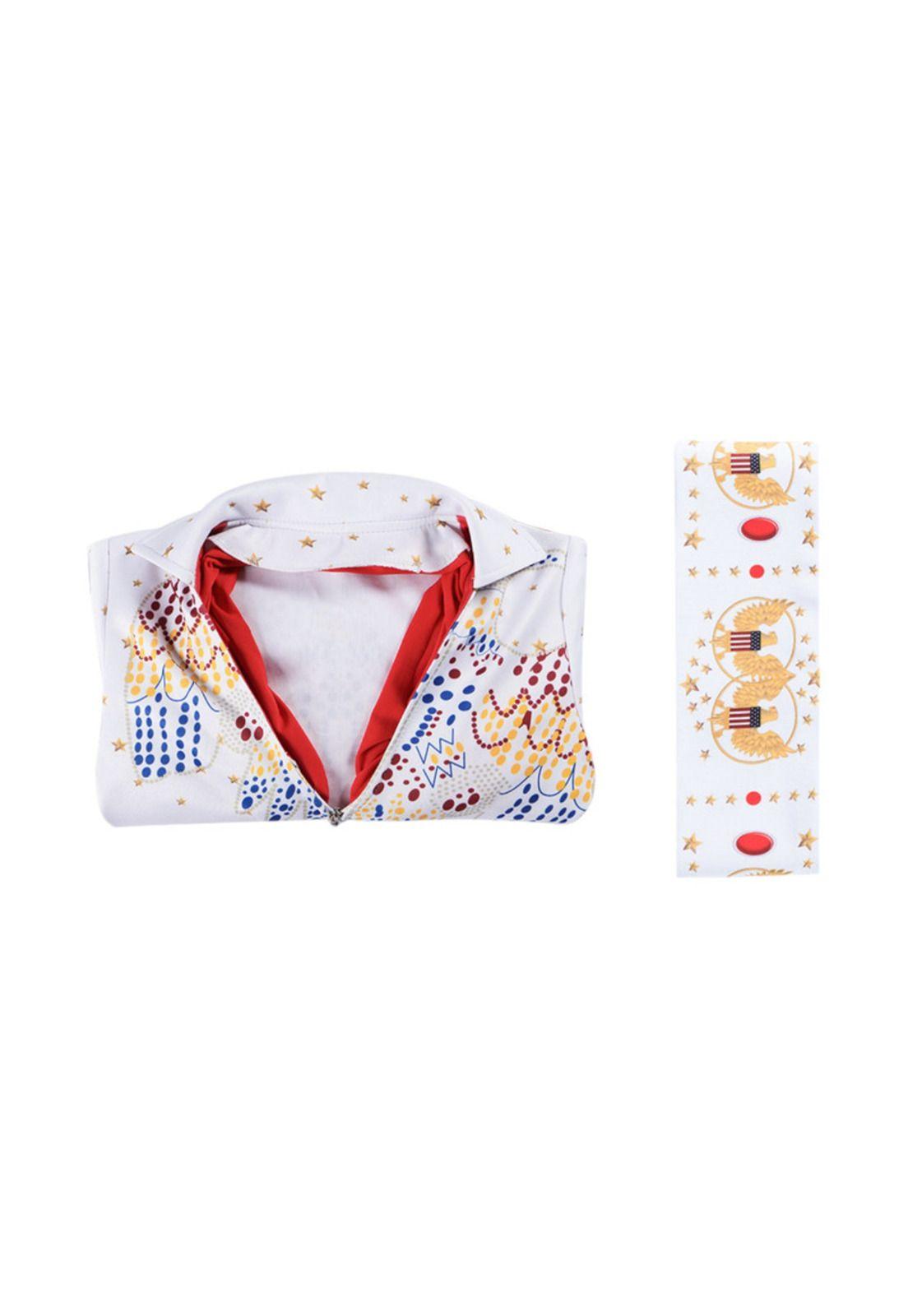 Disfraz Cosplay Elvis Presley Eagle Jumsuit-2