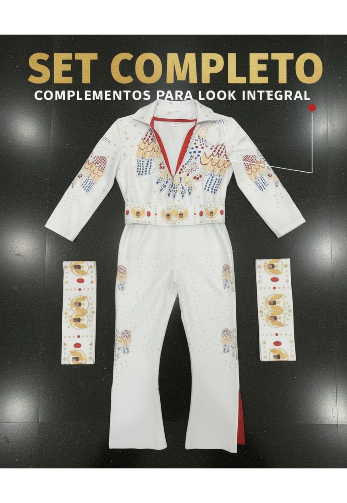 Disfraz Cosplay Elvis Presley Eagle Jumsuit-4