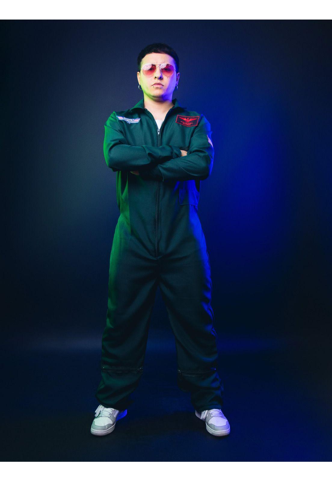Disfraz De Piloto De Halloween Para Hombre Top Gun Adultos-6