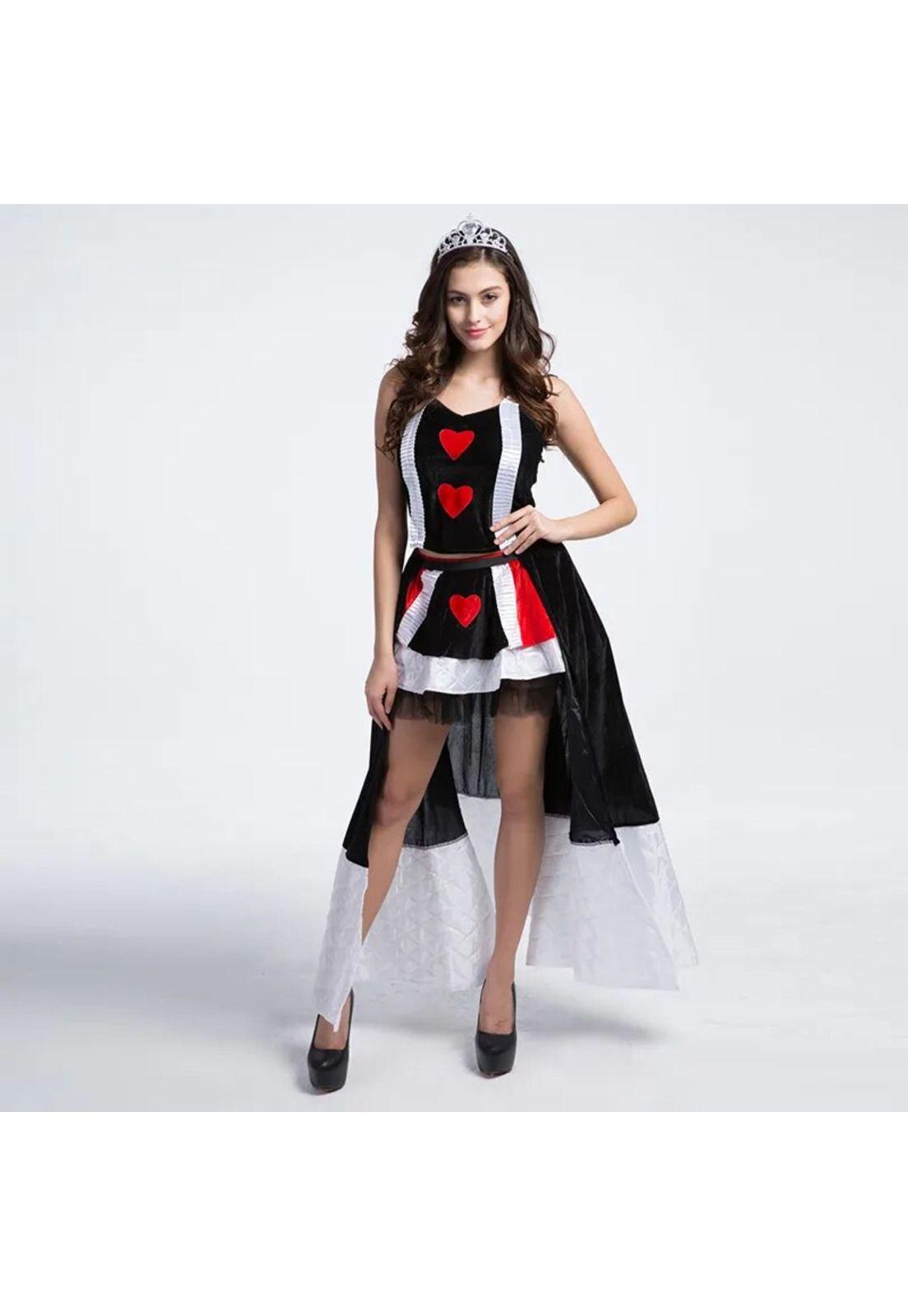 Disfraz Reina De Corazones De Halloween-3