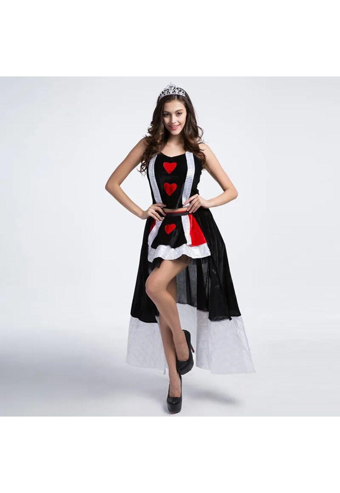 Disfraz Reina De Corazones De Halloween-4